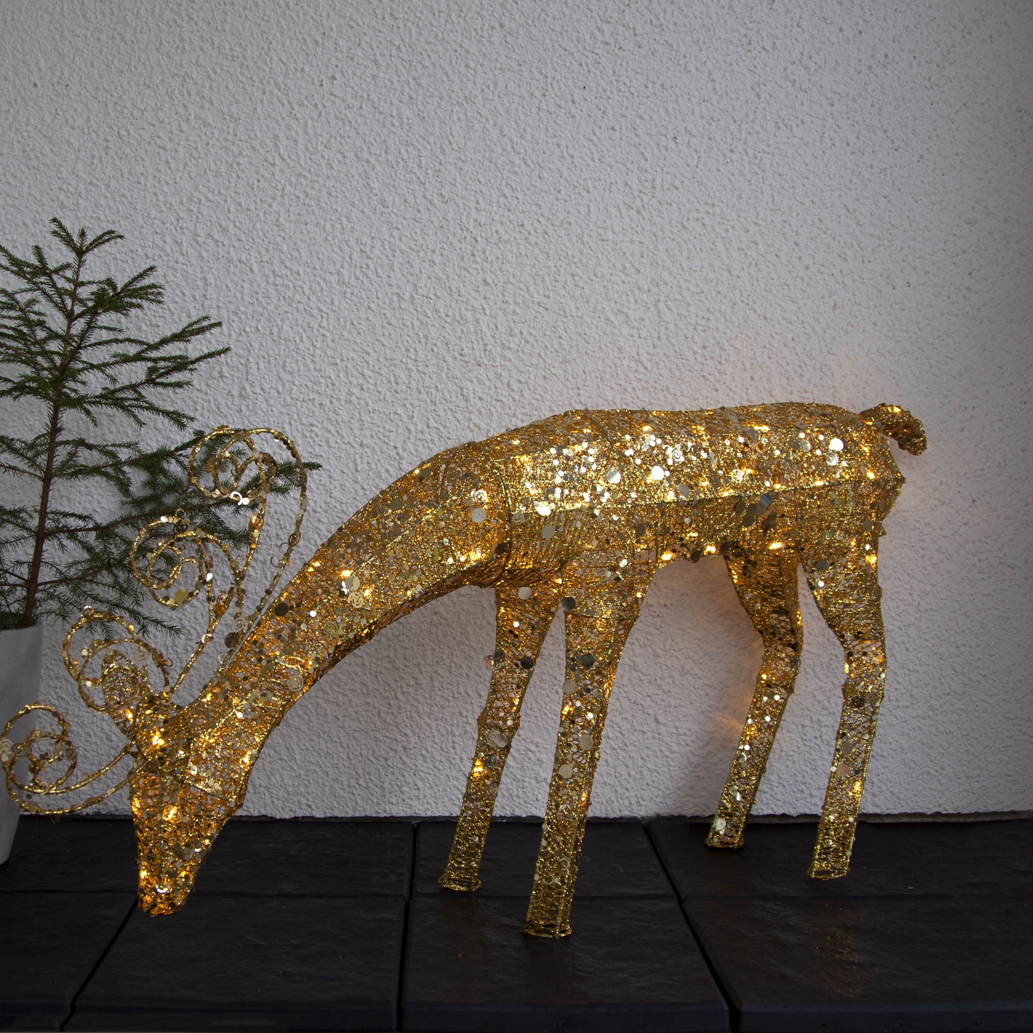 Utendørsdekorasjon Star Trading Sequini 55 cm
