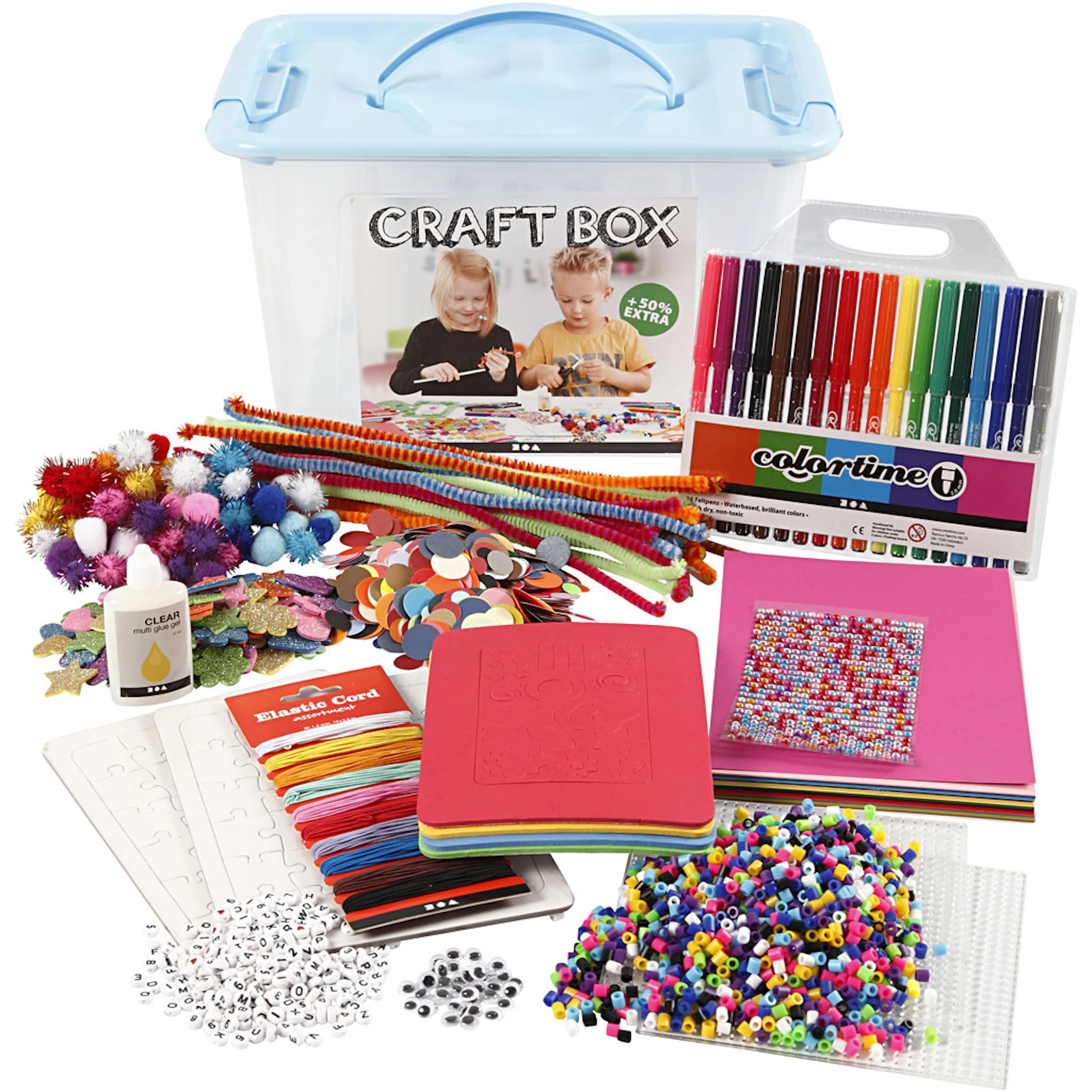 Hobbyboks Creativ Company Ass Farger 1 Stk