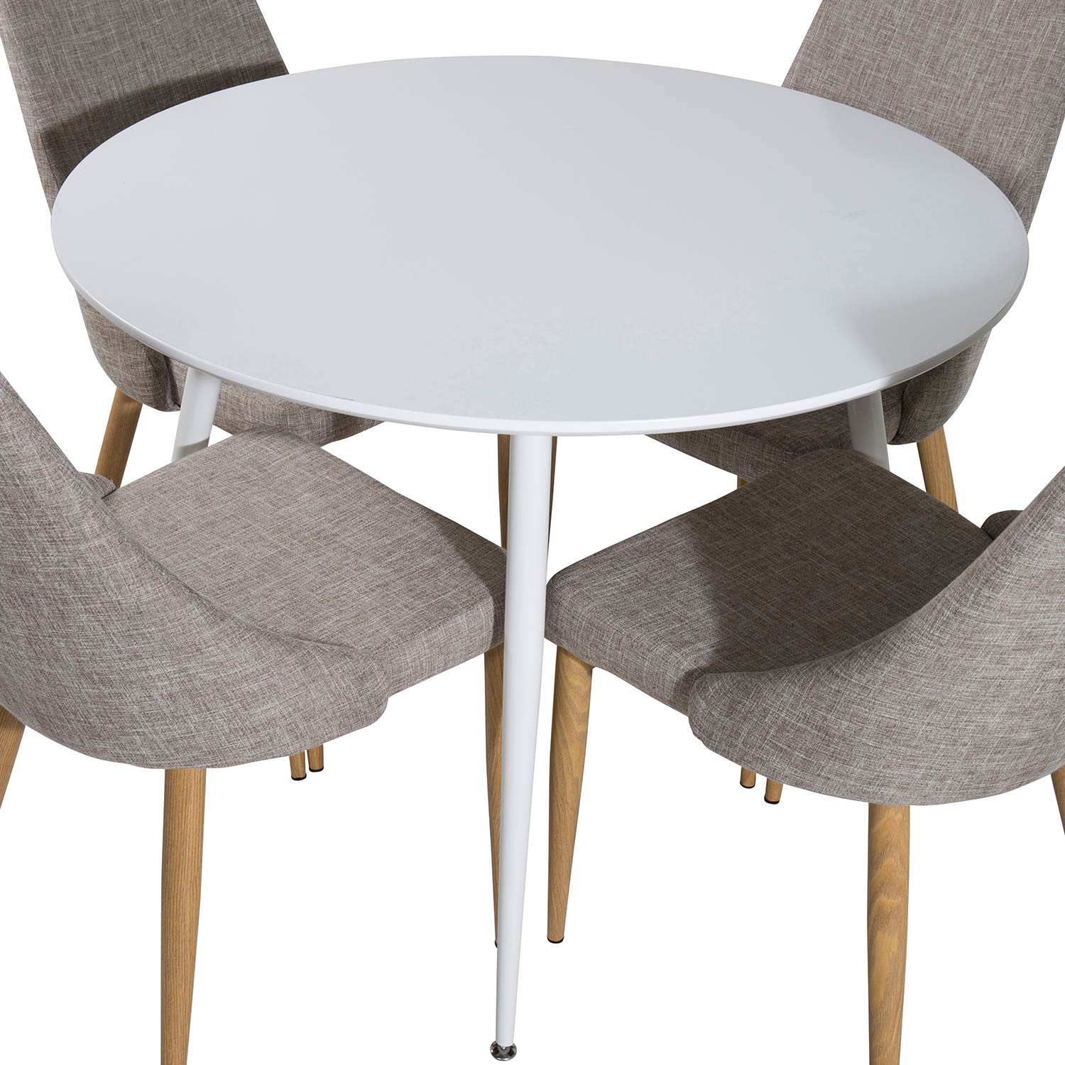 Spisegruppe Venture Home Plake1 med 4 Laura Stoler Polyester Rundt