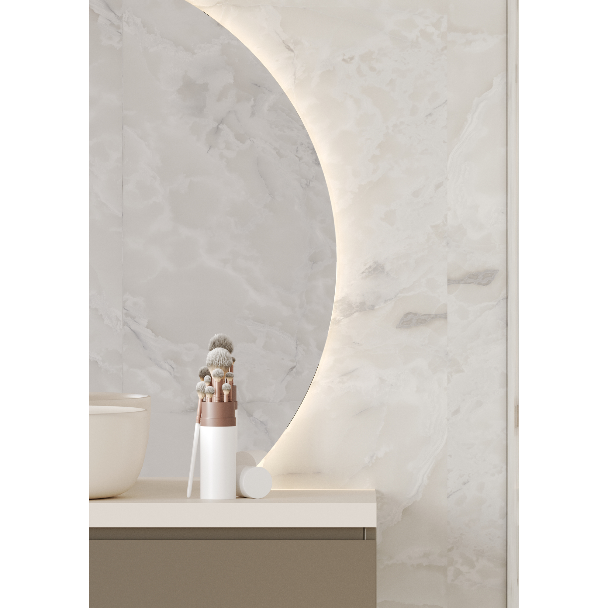 Baderomspanel Fibo 4023-M10 Arctic Onyx