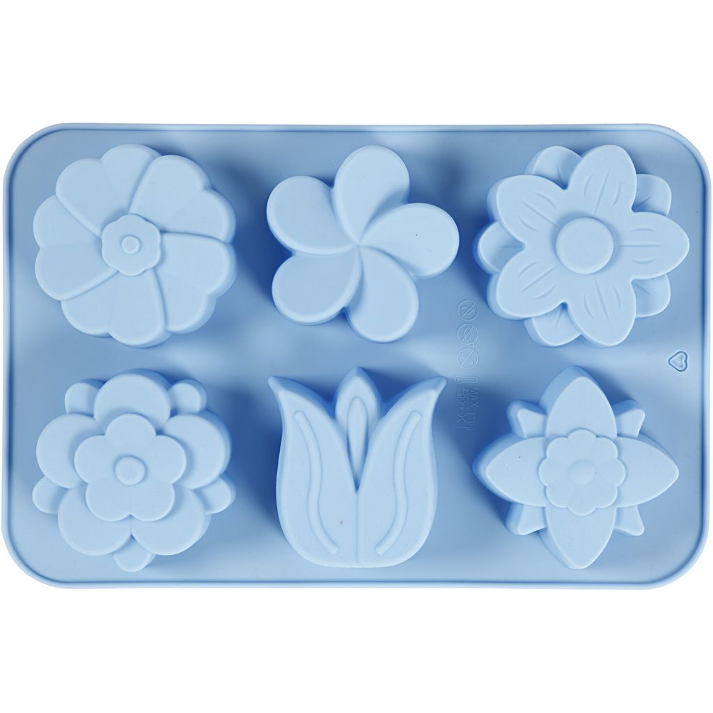 Silikonform Creativ Company Blomster Hullstr 60x75 mm 75 ml 1 stk