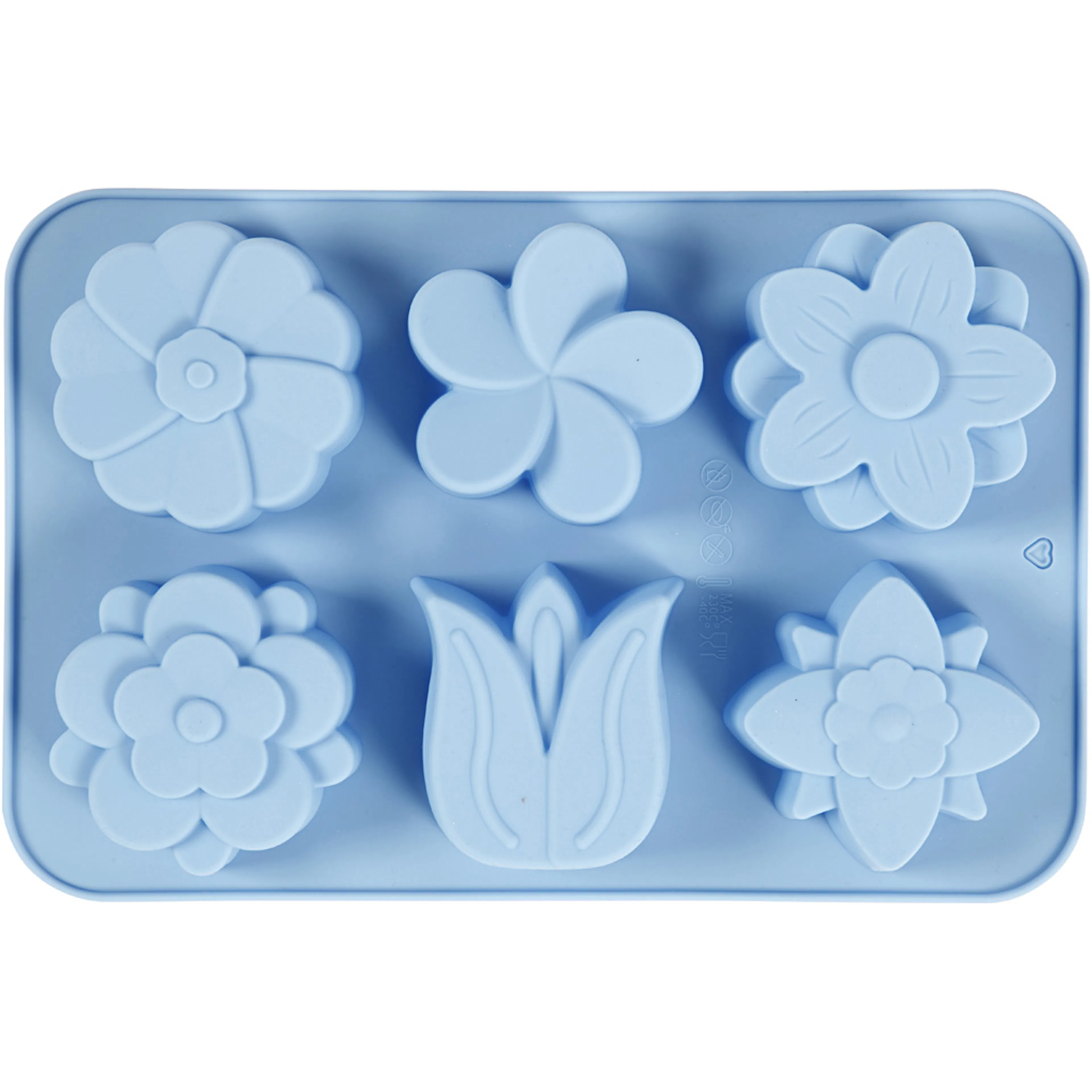 Silikonform Creativ Company Blomster Hullstr 60x75 mm 75 ml 1 stk