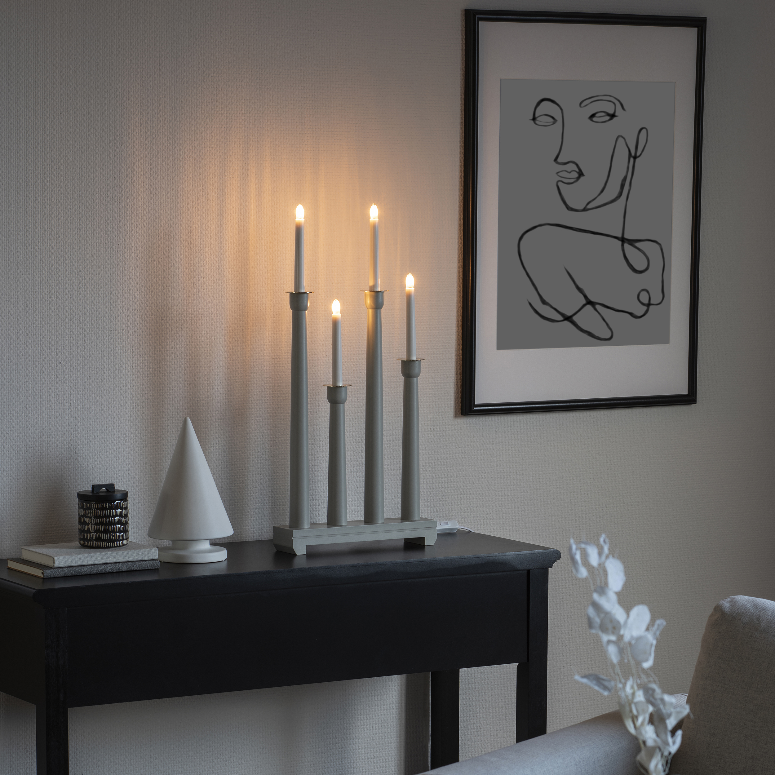 Adventstake Gnosjö Konstsmide 4L