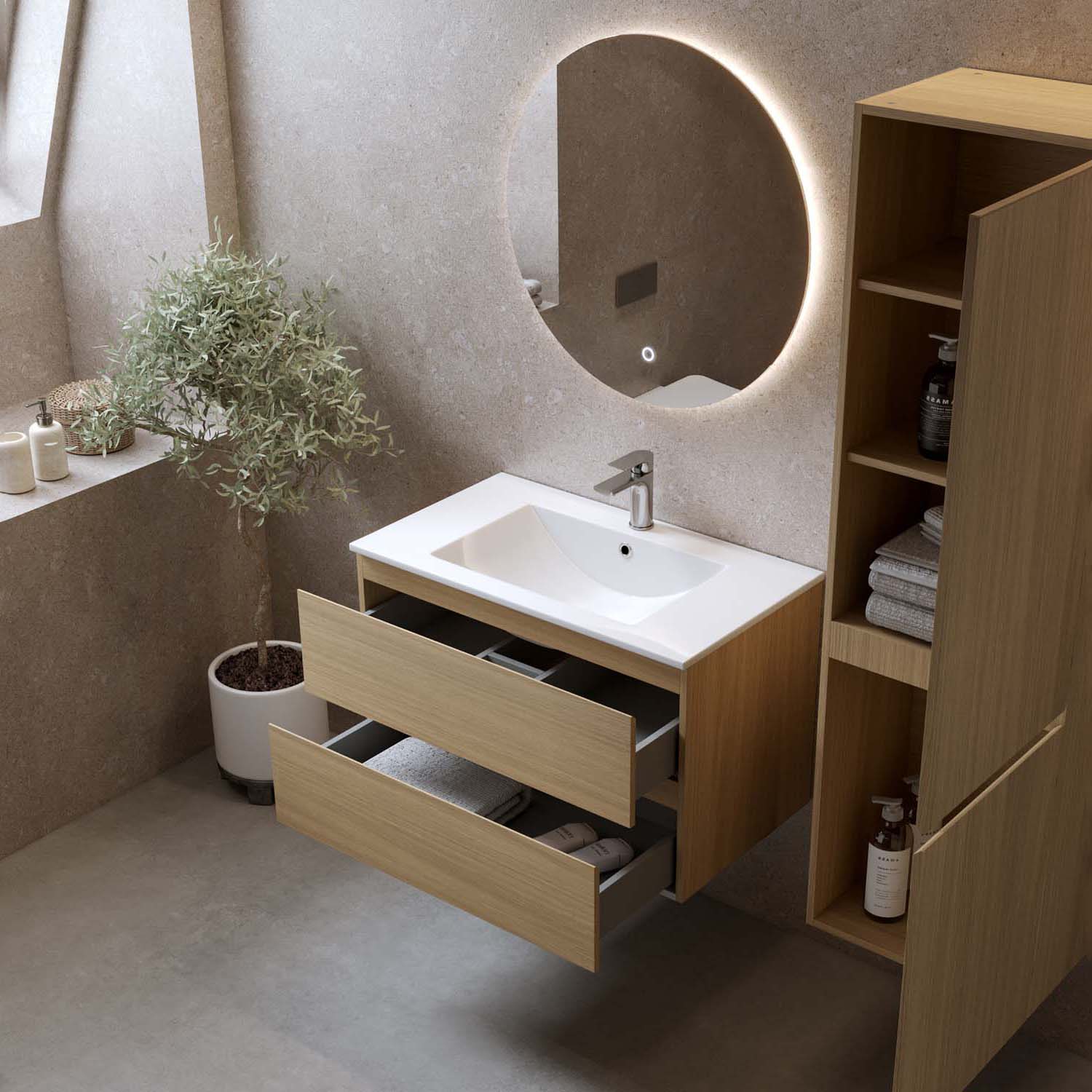 Servantskap Bathlife Eufori Lys Eik