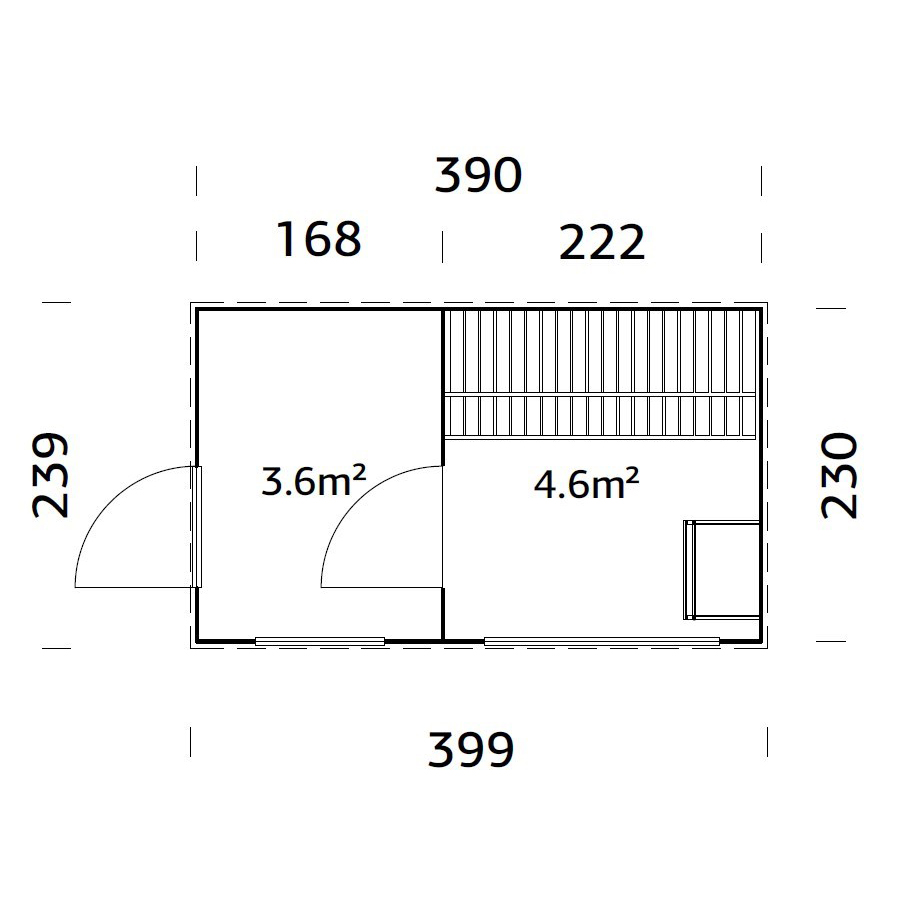 Bastu Palmako Grace 9,0 m2