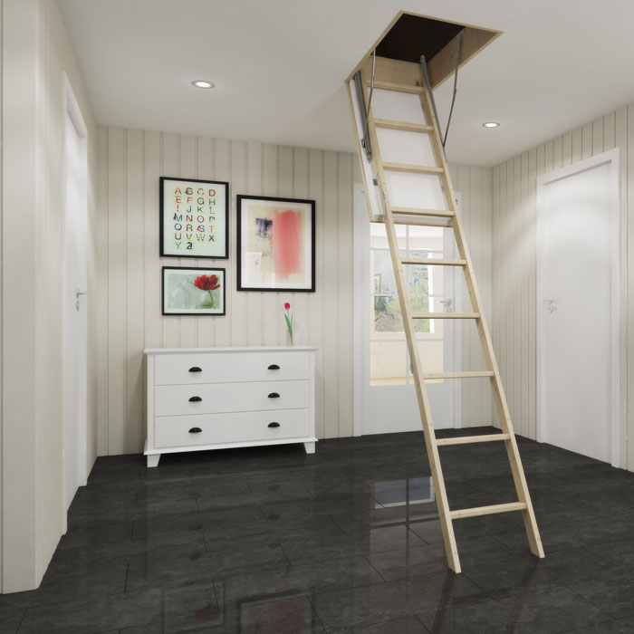 Loftstrapp Pocket 305-315cm Hvit