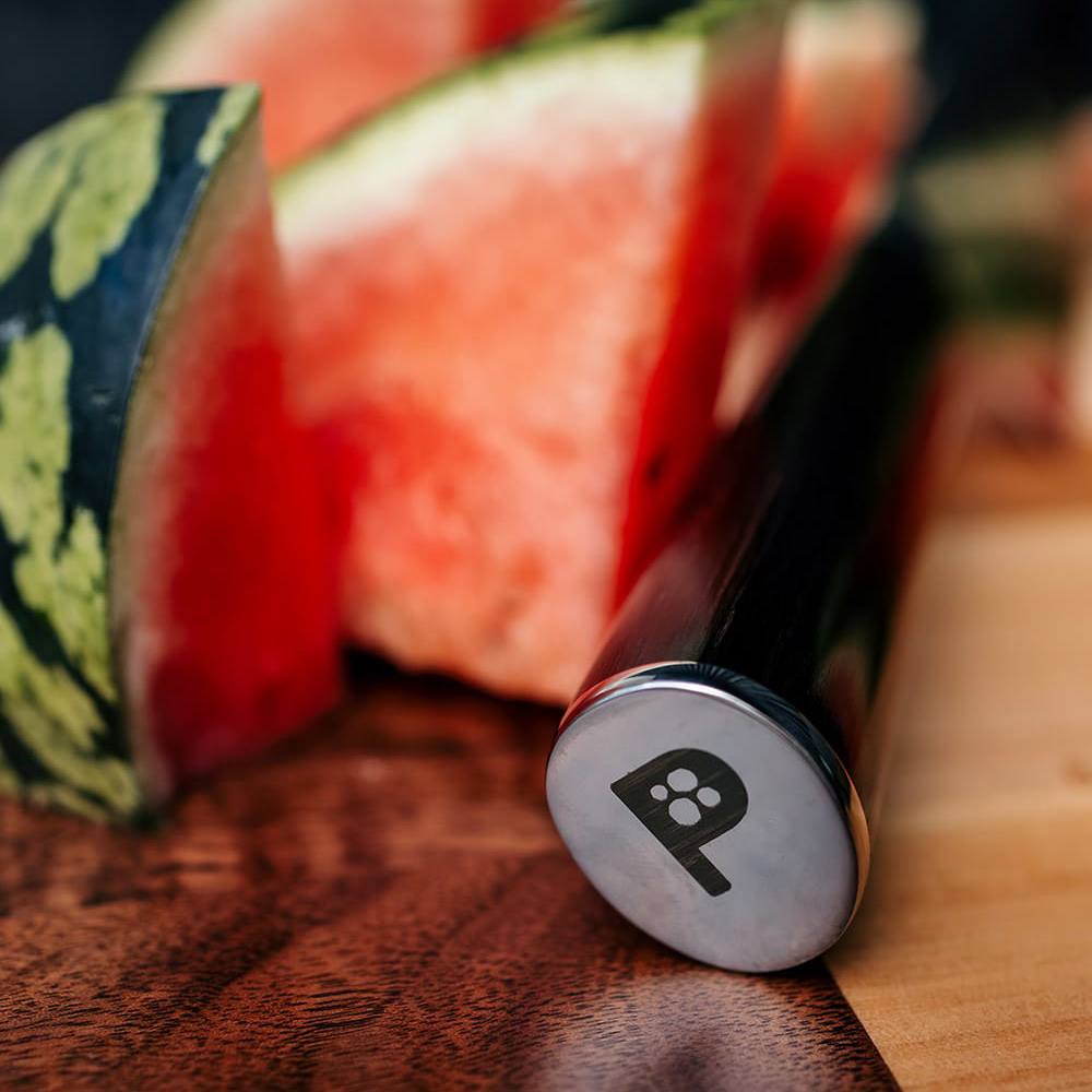Santoku-kniv Pepper Damascus VG-10 Pakkawood