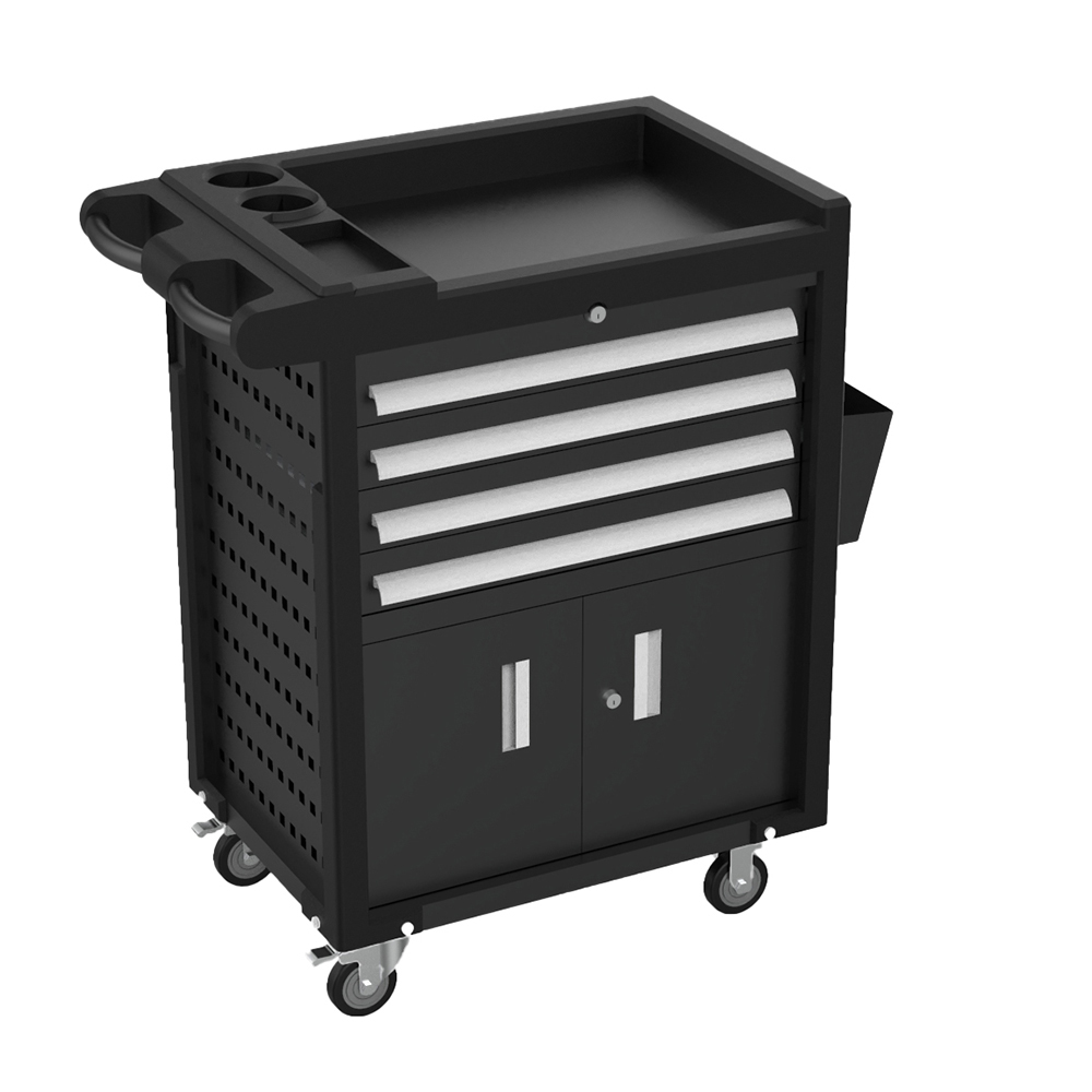 Monteringsvogn Metalcraft med 4 Skuffer og Underskap