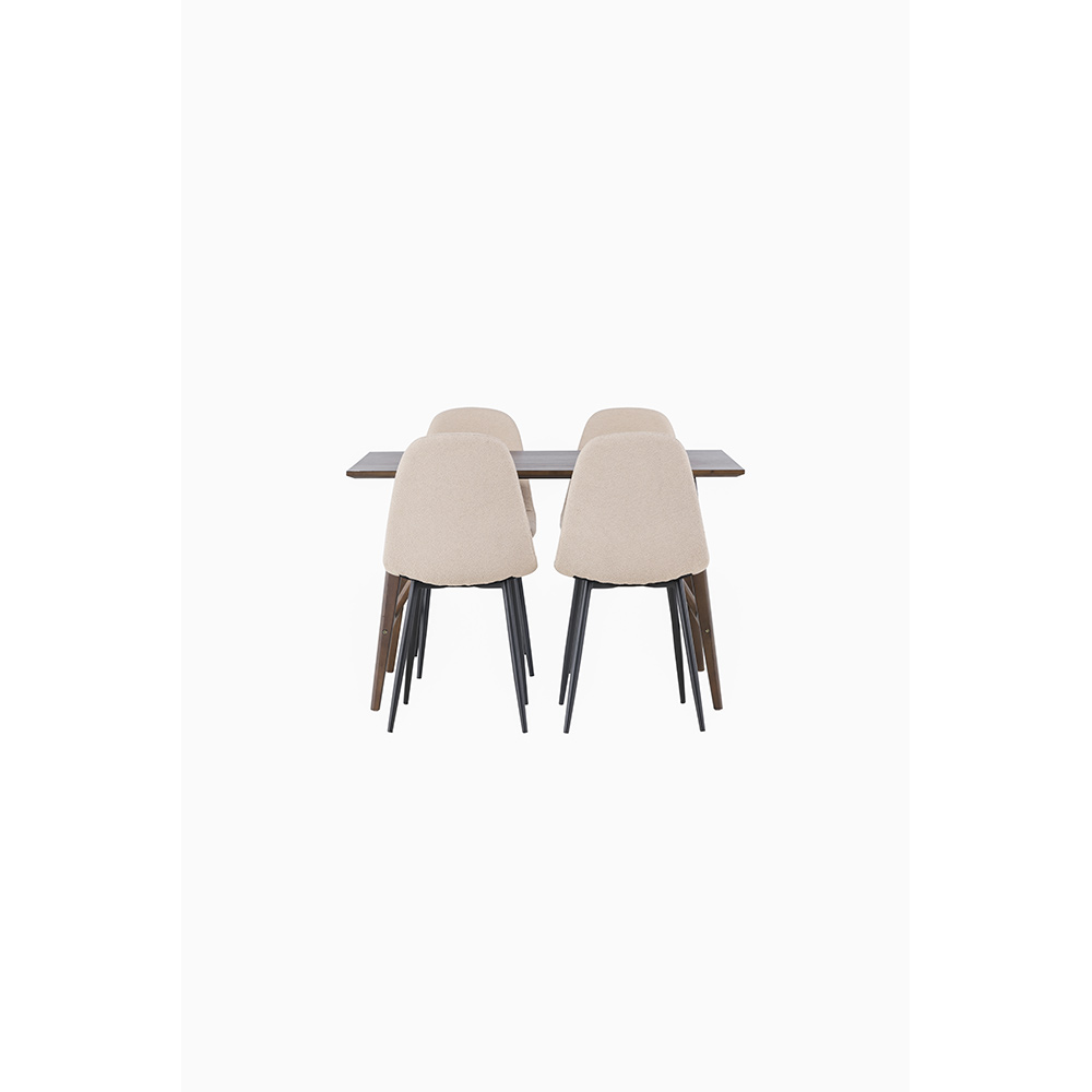 Spisegruppe Venture Home Kaseidon med 4 stk Polar Stoler
