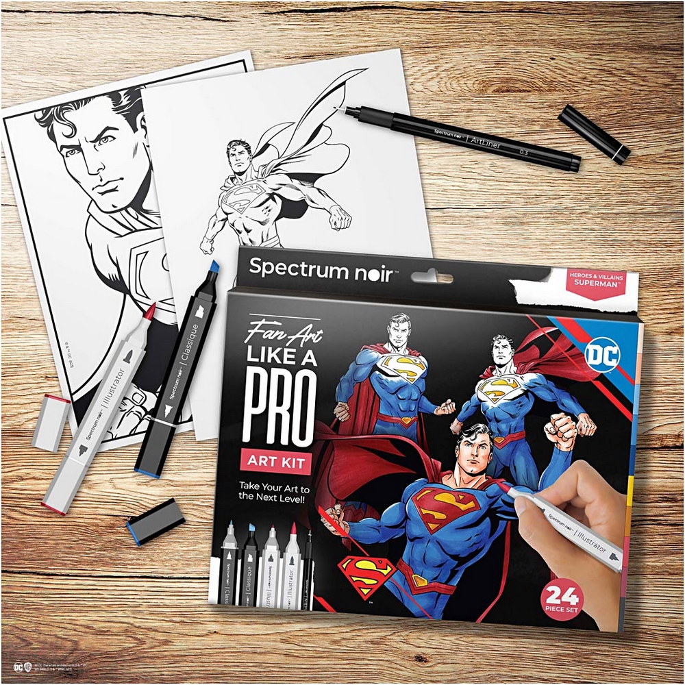 Hobbysett Creativ Company DIY Kit Illustrasjon Superman