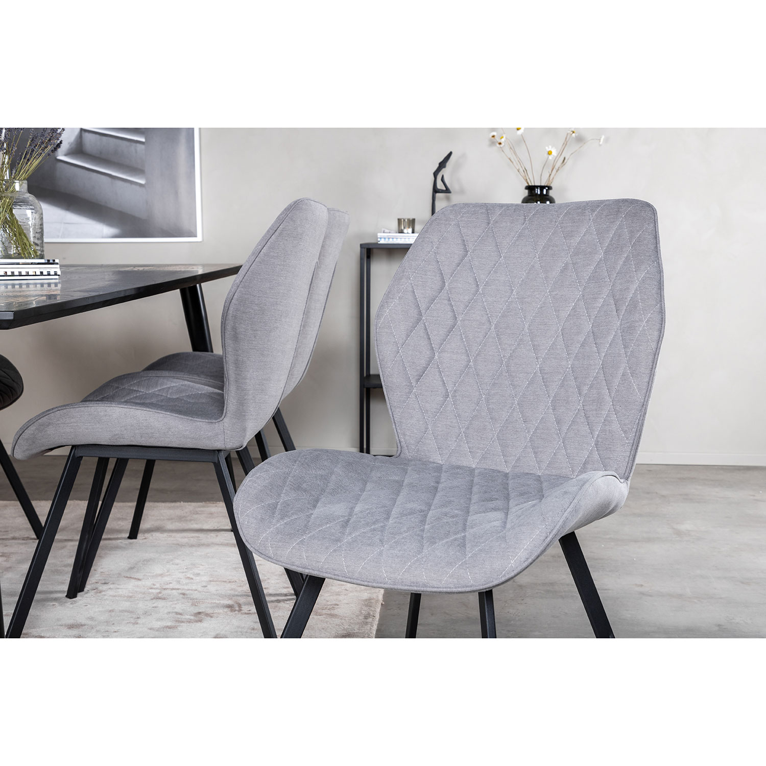 Spisegruppe Venture Home Dipp med 6 Gemma Stoler