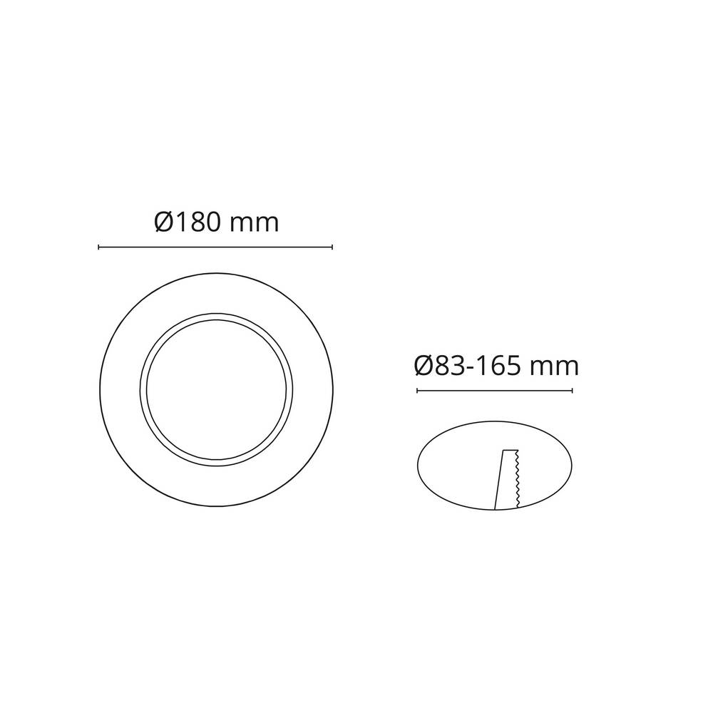 Rehabilitering SG ARMATUREN Pro 180mm Hvit