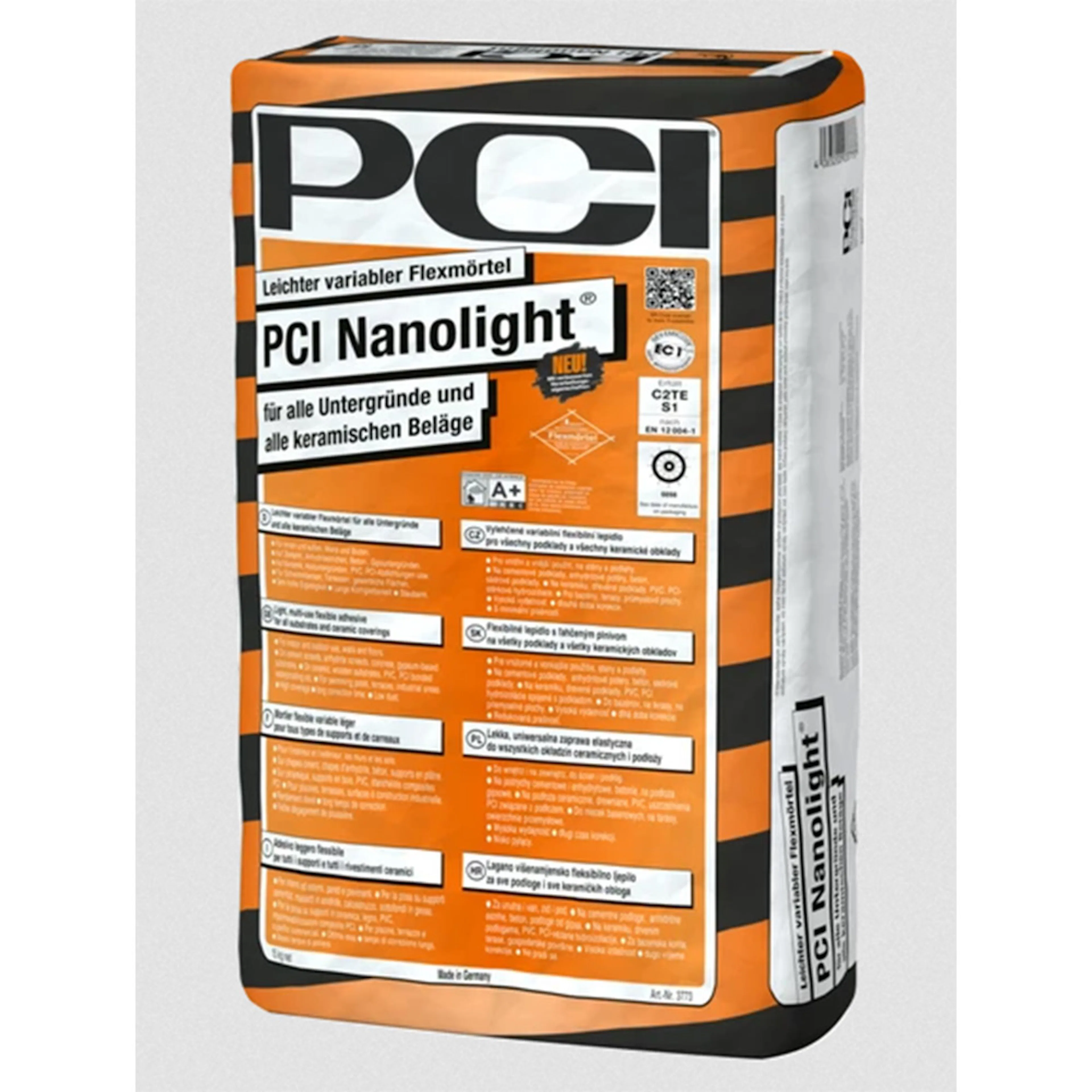 Fästmassa PCI Nanolight Fix Grå