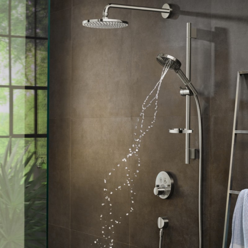 Dusjbatteri Hansgrohe ShowerSelect S 2-utløp Knopp