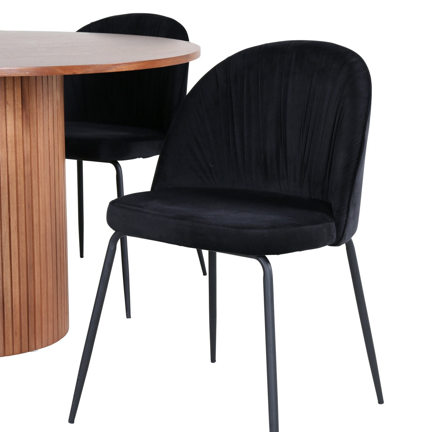 Spisegruppe Venture Home med Bianca Spisebord og 4 Wrigley Spisestoler