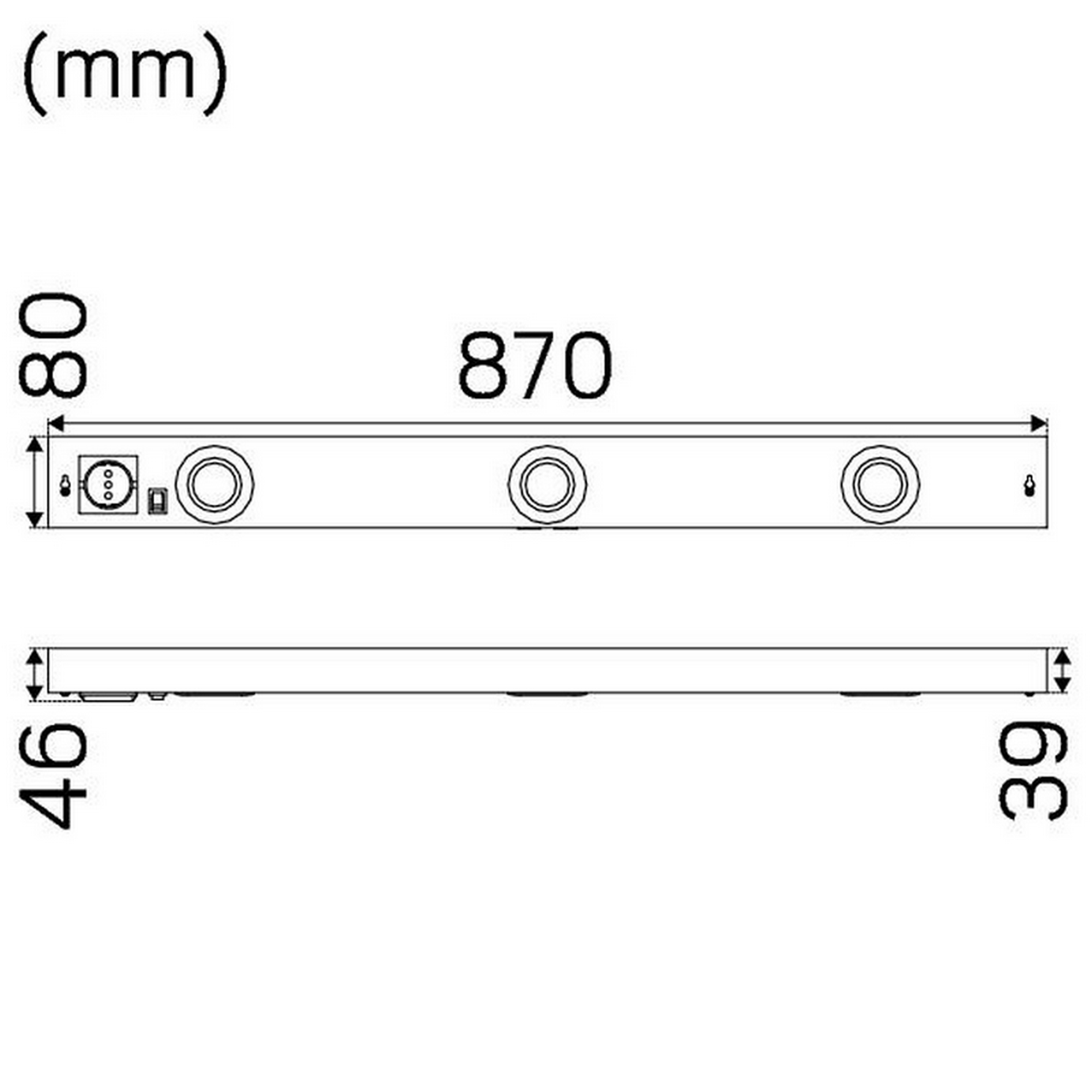 Underskapsarmatur Hide-a-lite Function G2 III