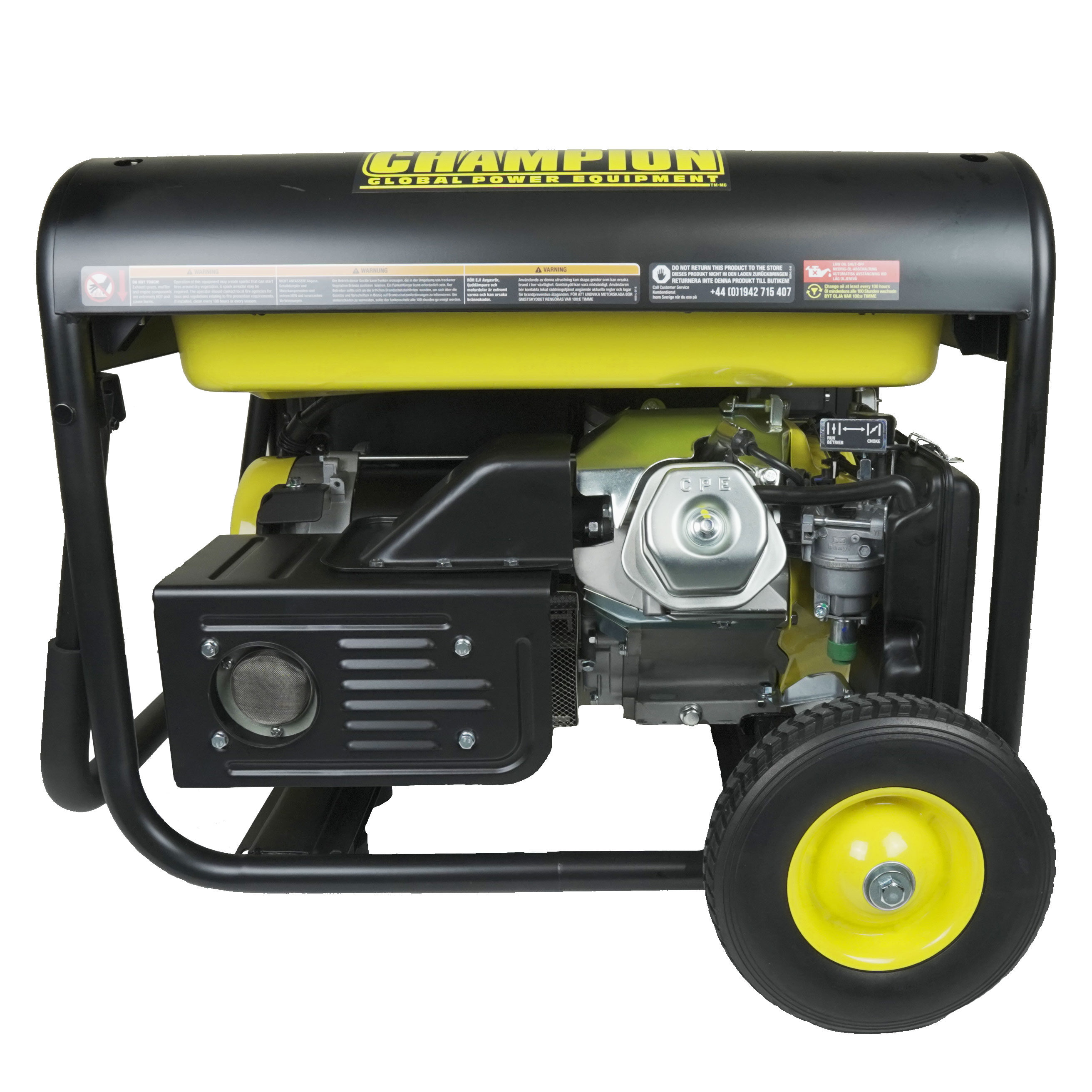 Strømaggregat Champion Generators CPG6500E2 5,5kW 1-fas Bensin med Fjernstart