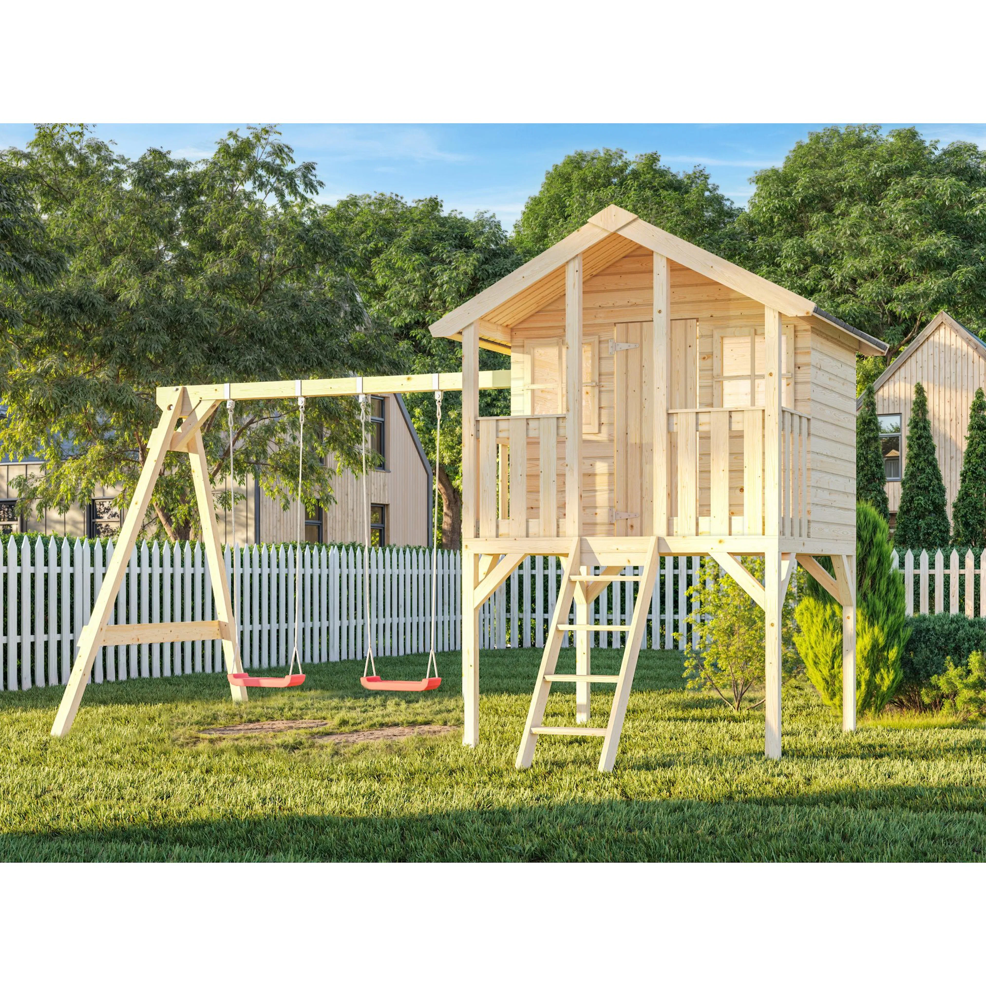 Lekehus Palmako Toby med Huskestativ 2,2 m2