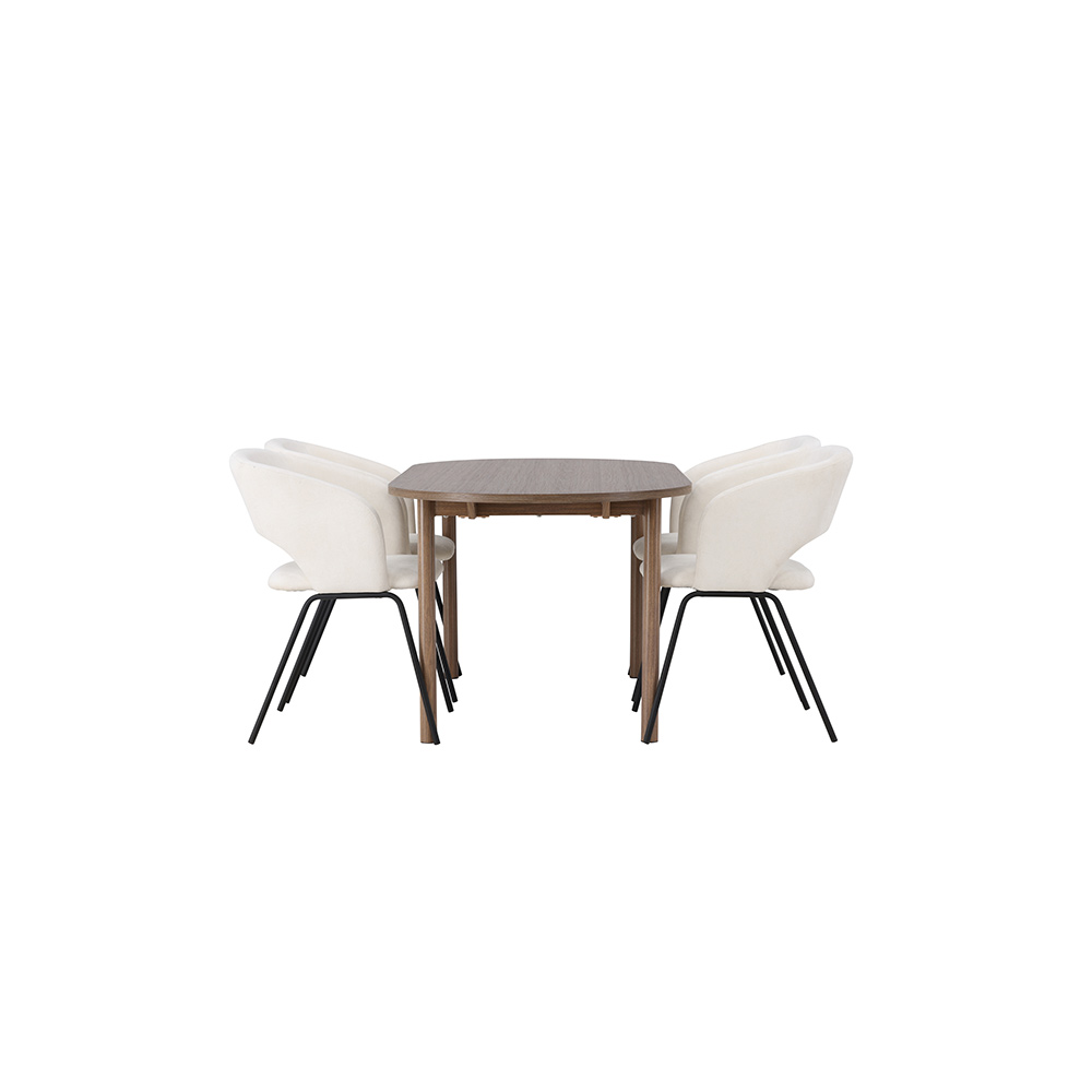 Spisegruppe Venture Home Andy med 4 stk Day Stoler