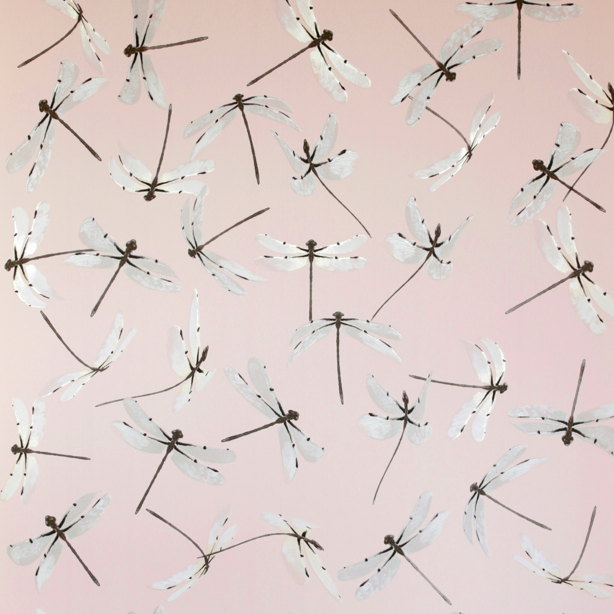 Tapet Mimou Dragonfly Pink | golv - tapeter - monstrad-tapet | KakelKungen