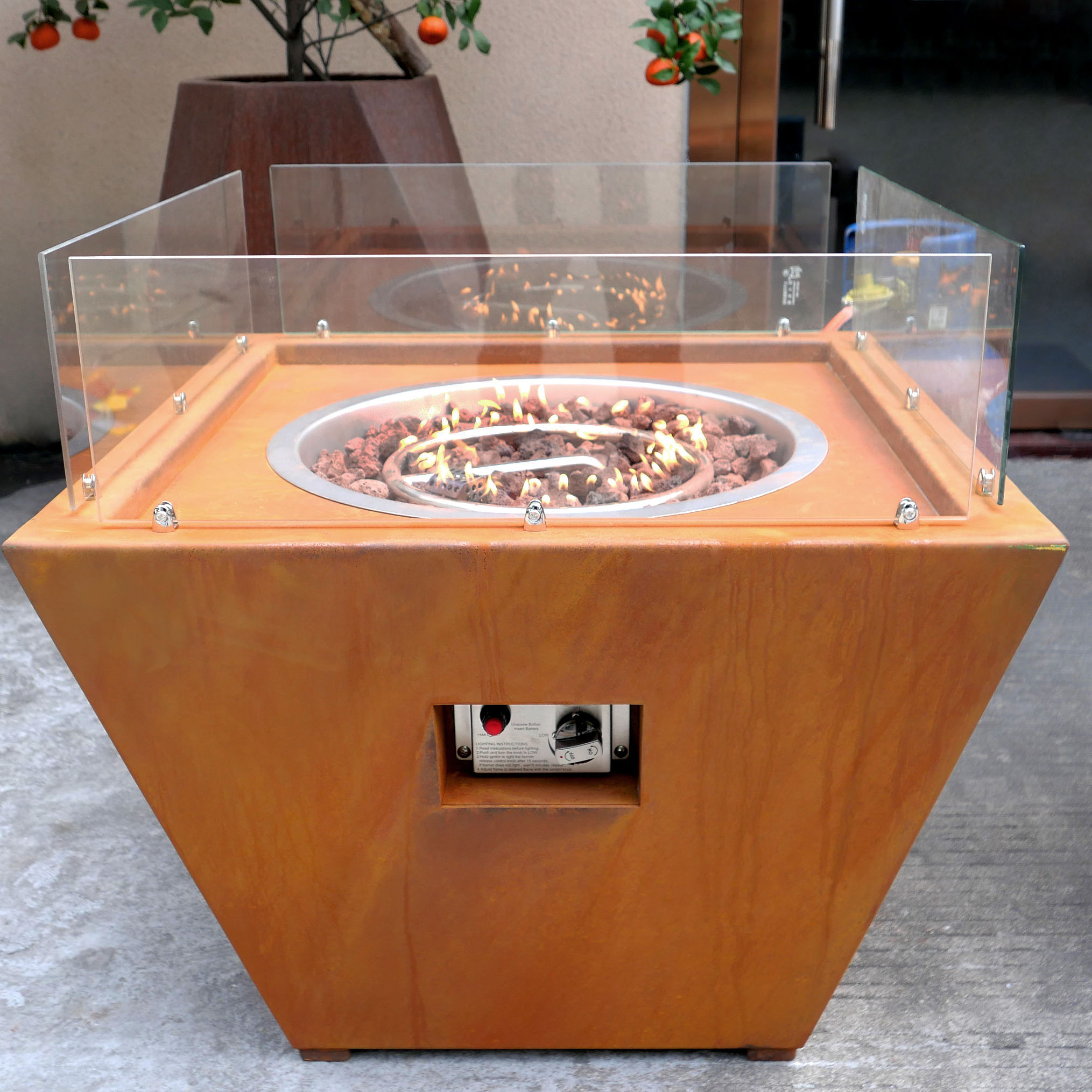 Gasspeis Lyfco Cortenstål Husum