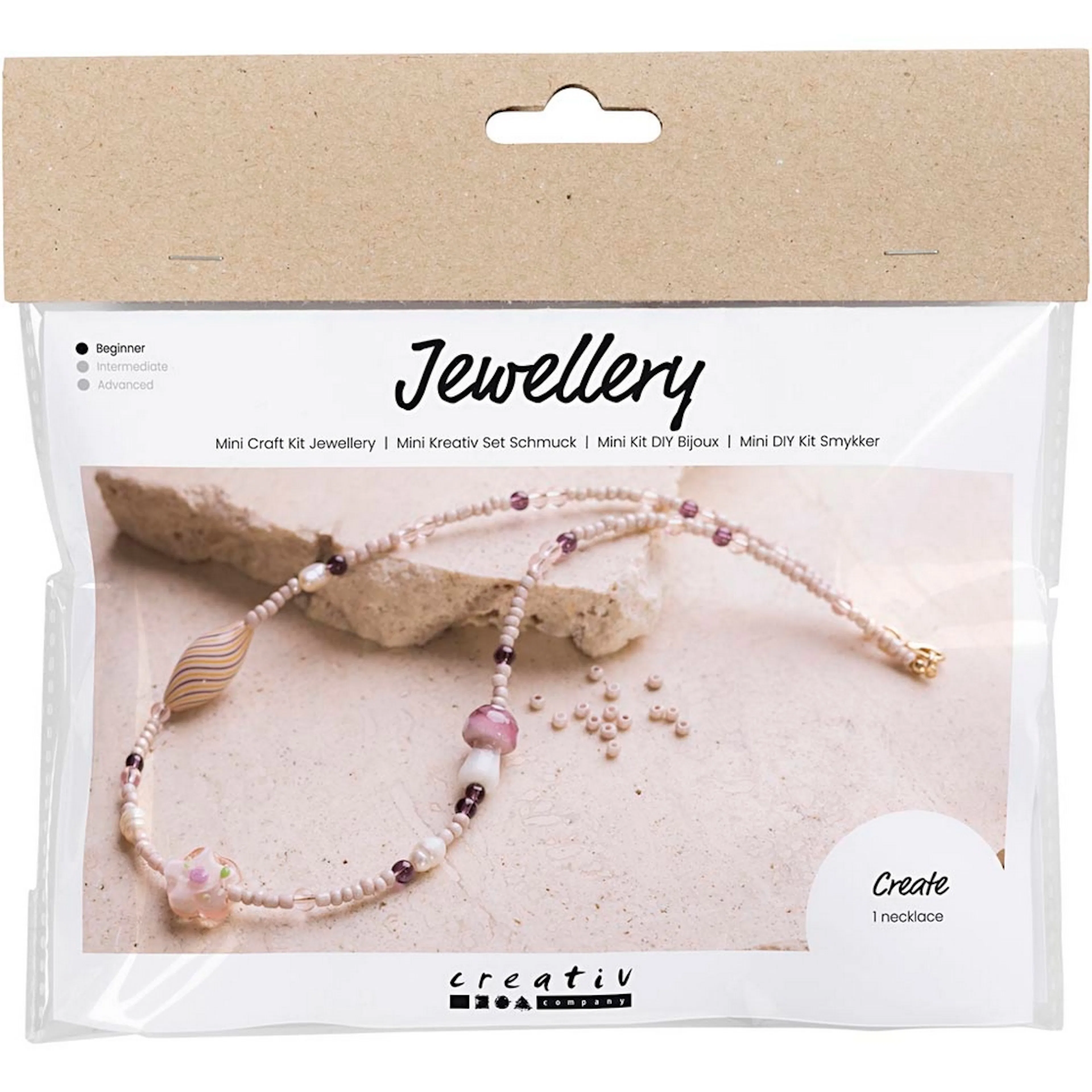 Hobbysett Creativ Company Mini DIY Kit Smykker Harmoni Grovt Halskjede