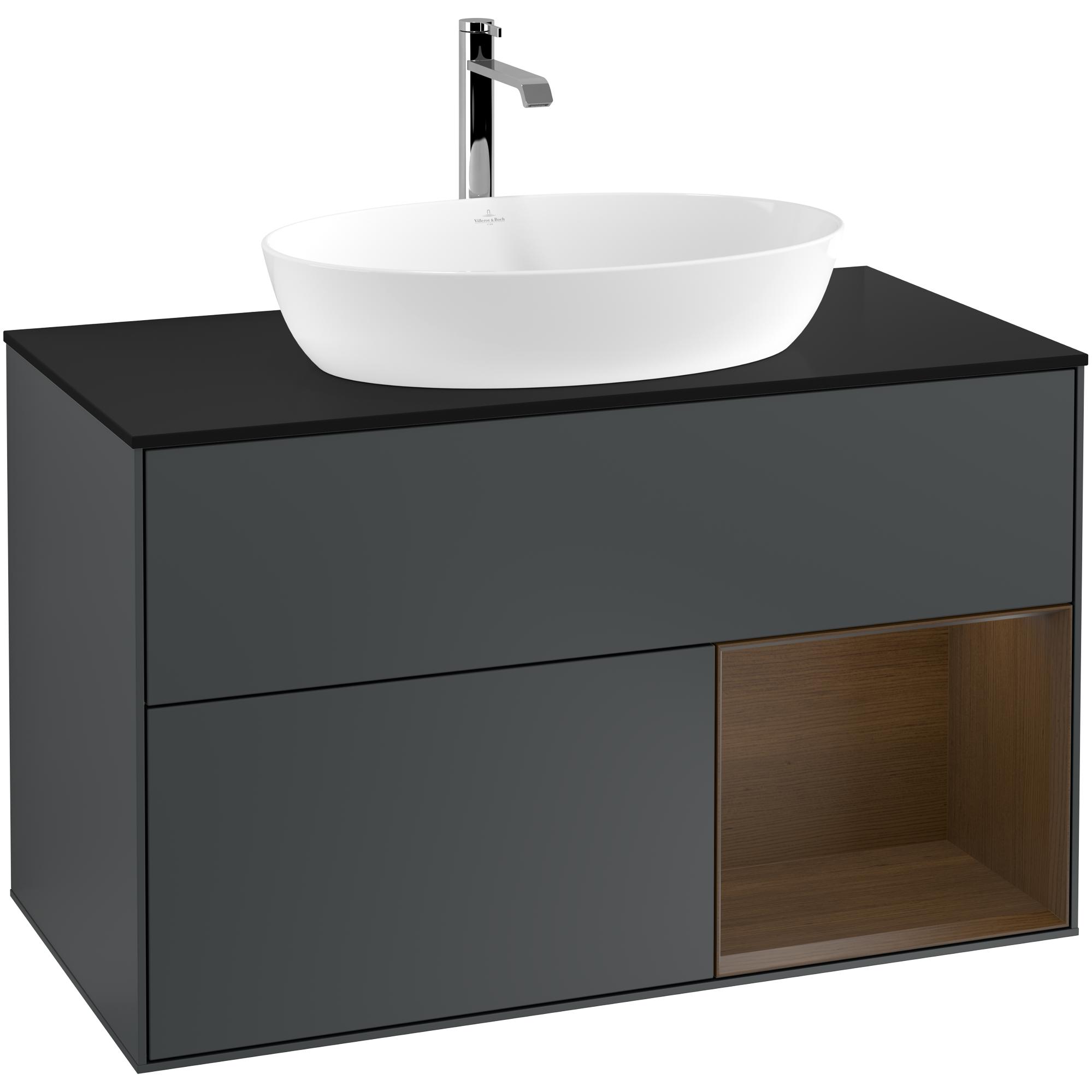 Tvättställsskåp Villeroy & Boch Finion med 2 Lådor Hylla och Bänkskiva för Fristående Tvättställ från Artis & Collaro