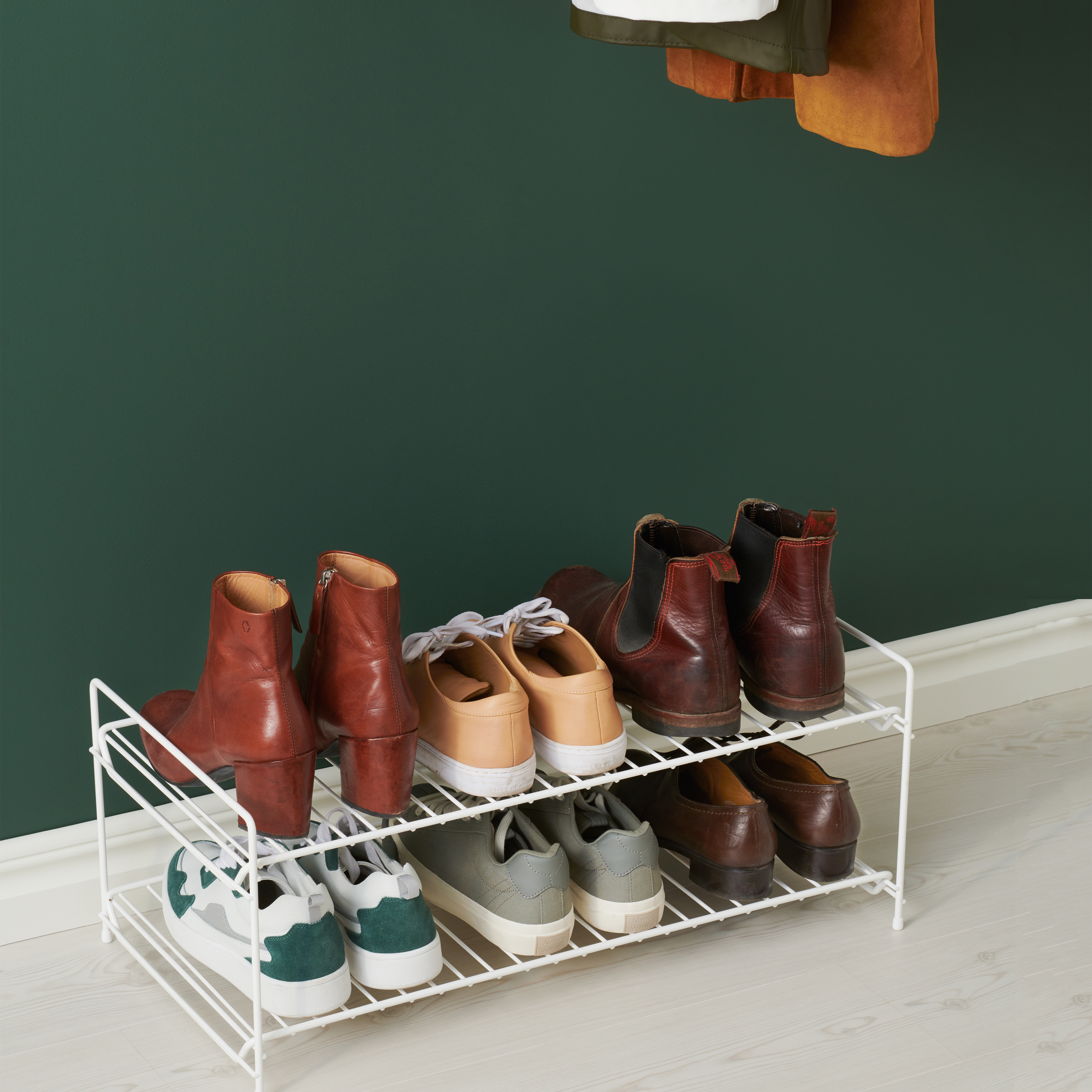 Skohylle Elfa Hvit Gulv