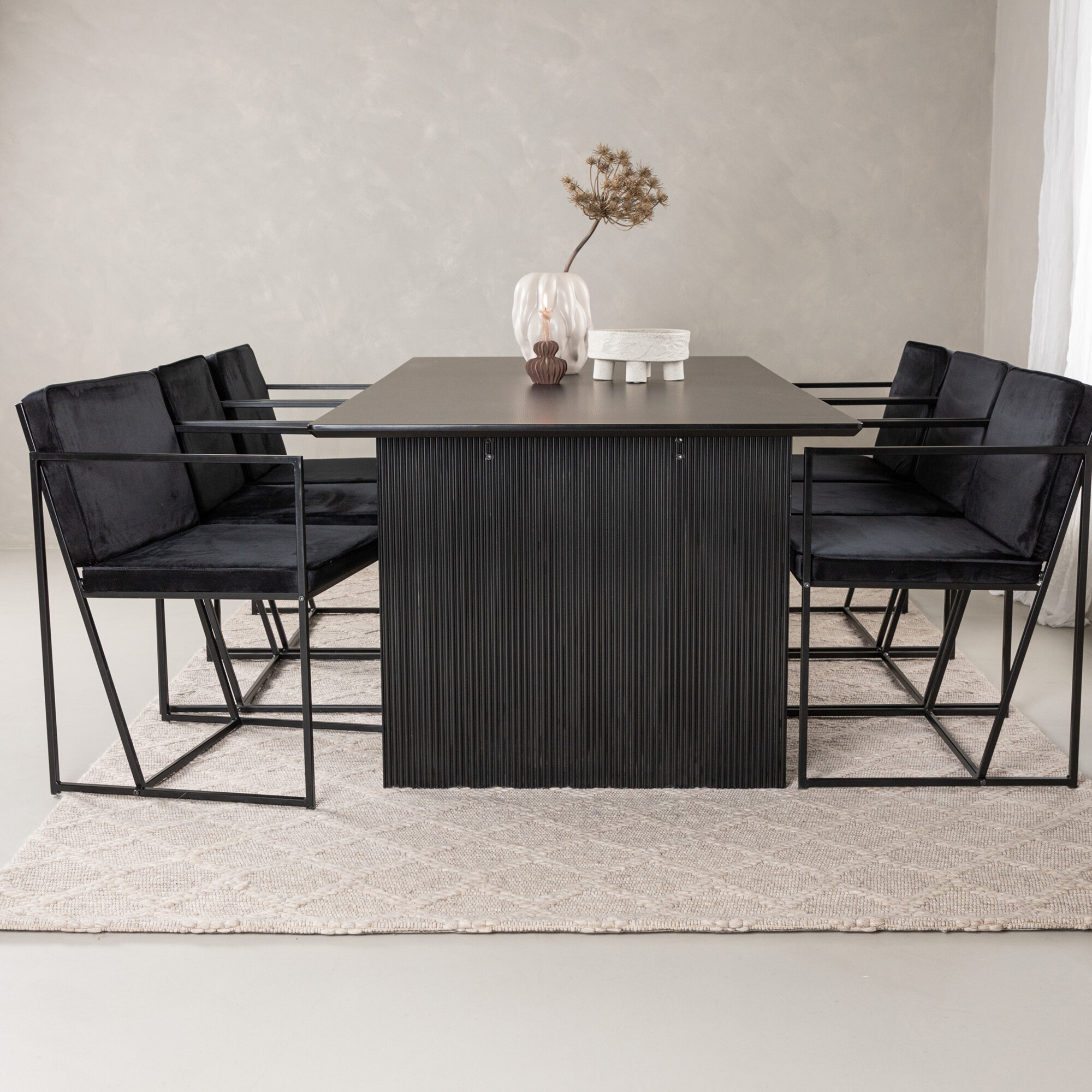 Spisegruppe Venture Home Vail med 6 Richmond Stoler
