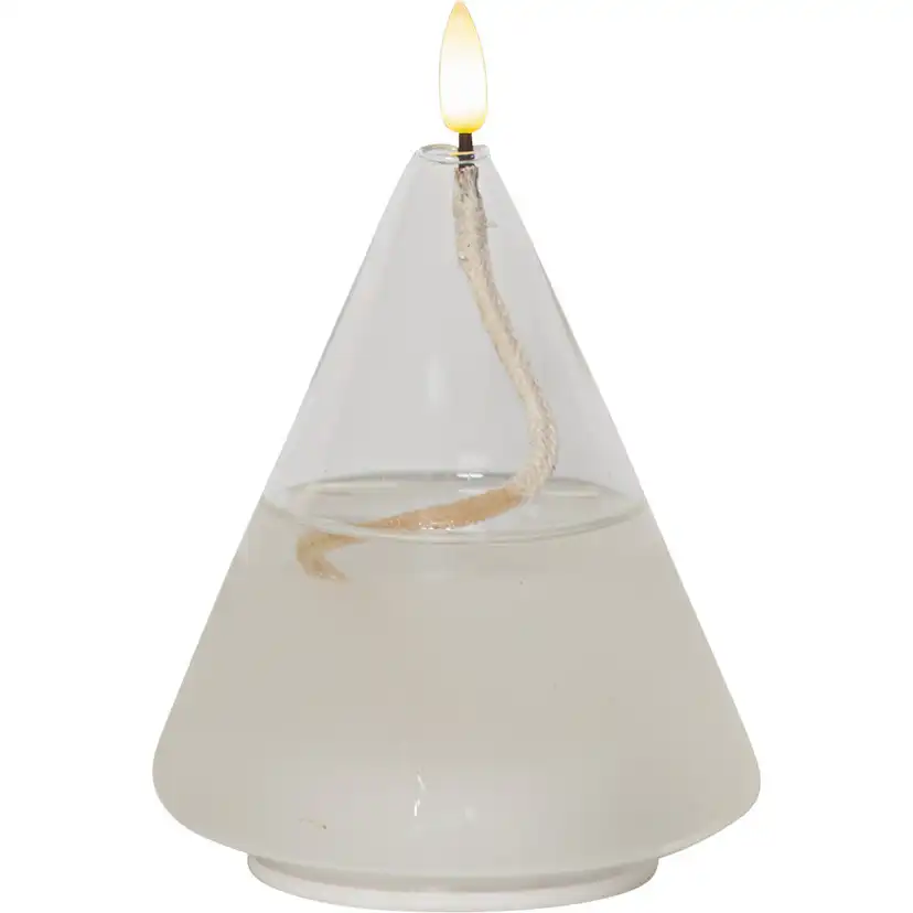 Lykt Star Trading Flamme Float, kon, 15 cm