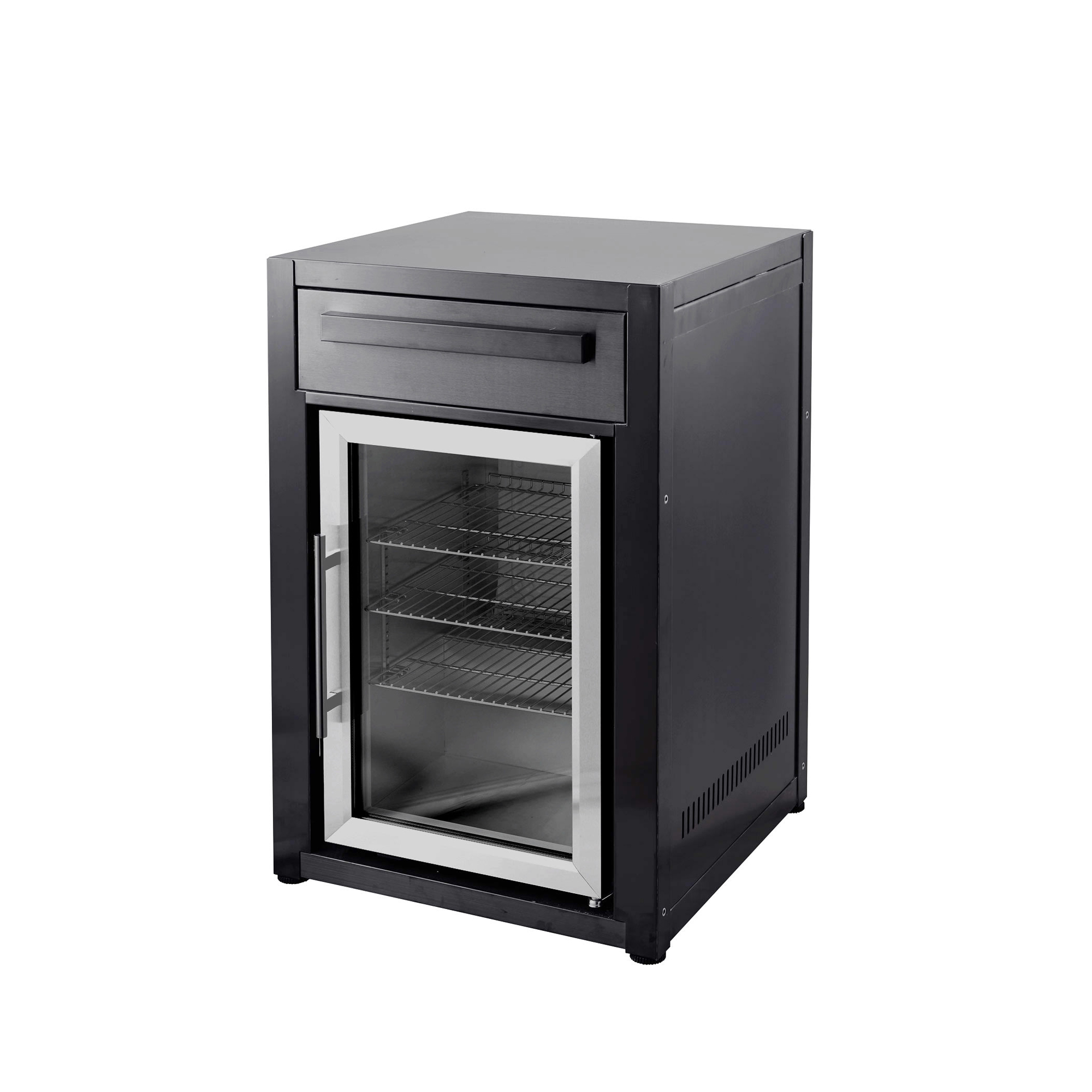 Frittstående Kjøleskap MyOutdoorKitchen Nordic Line Sort