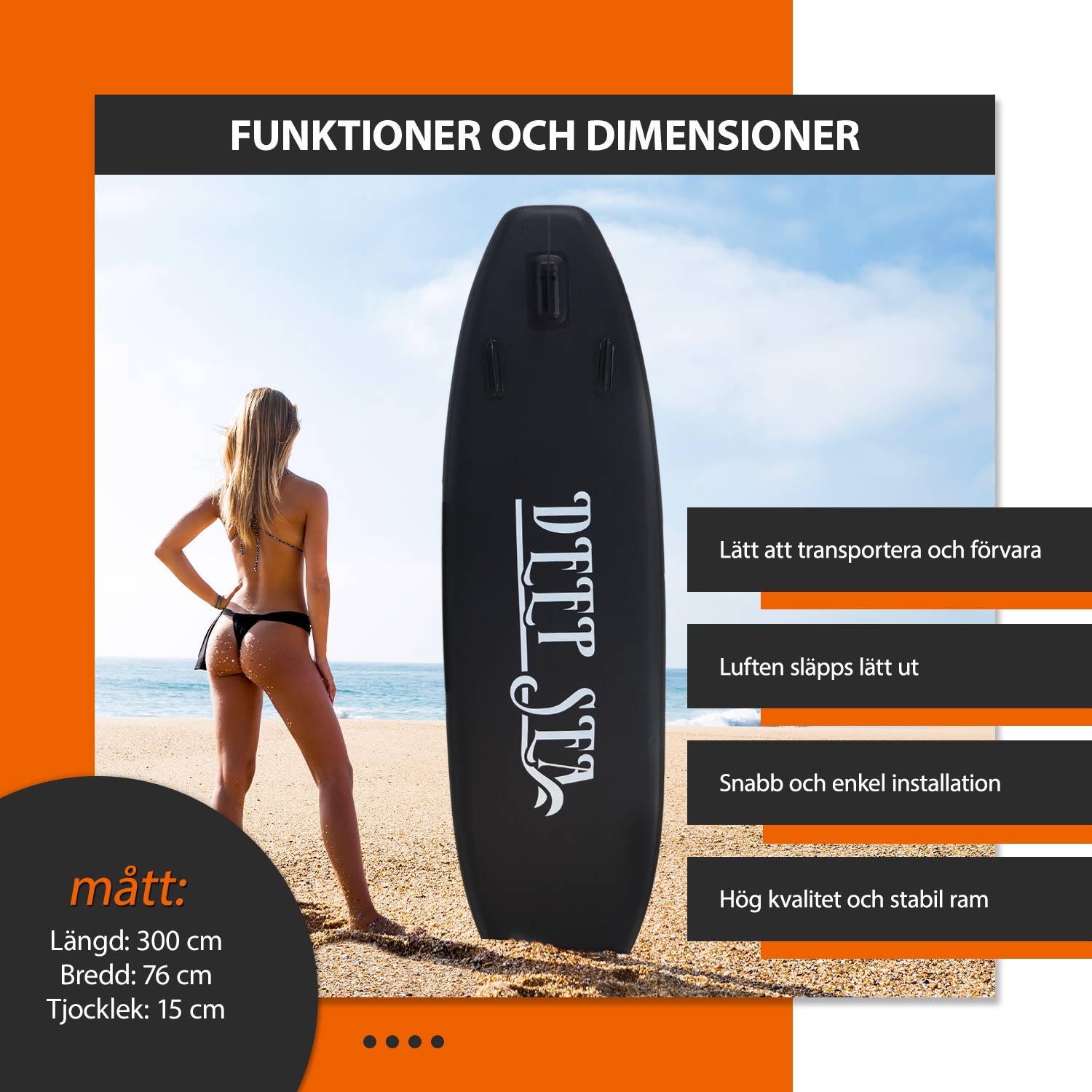 SUP-Brettsett Deep Sea SUP-Board PRO