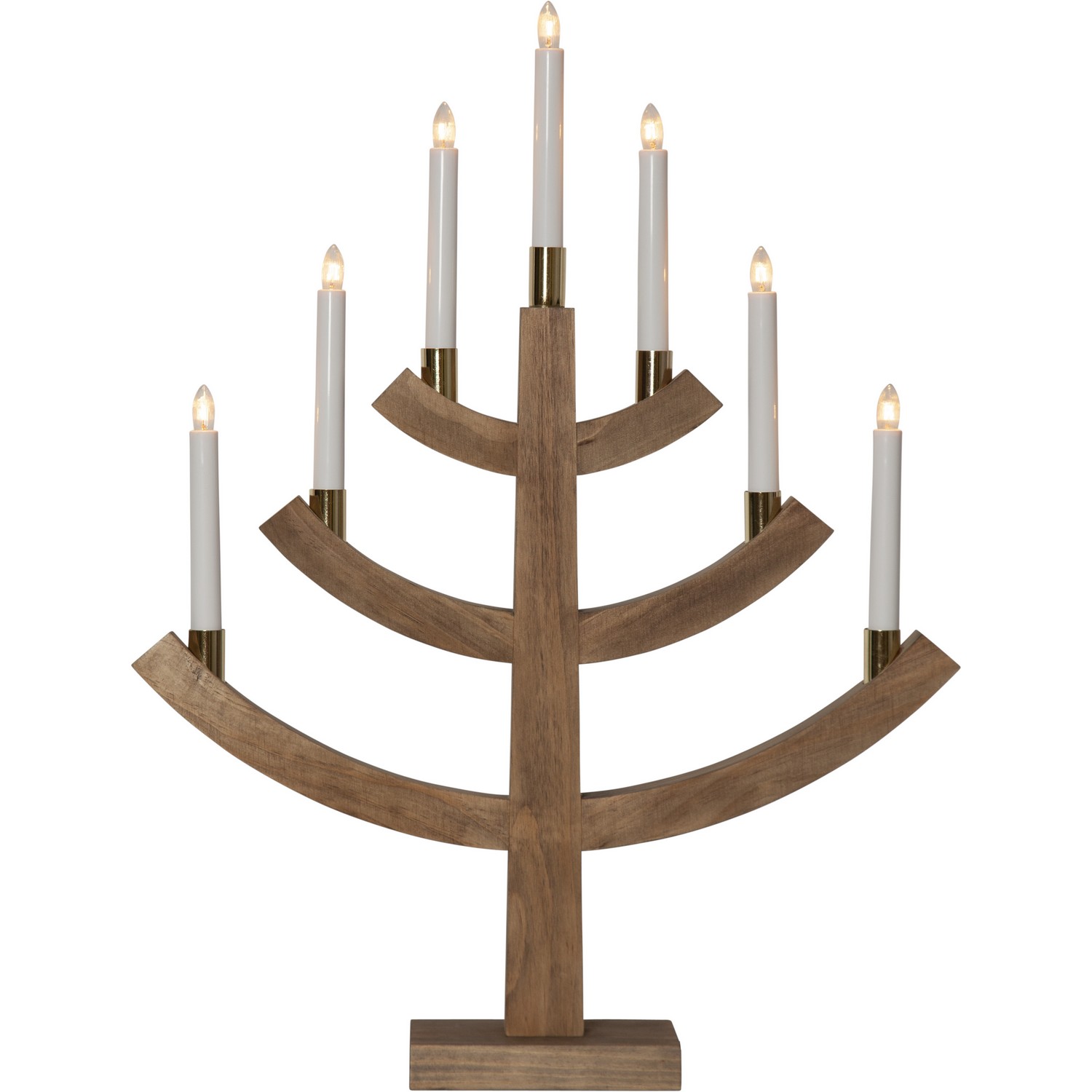 Ljusstake Gillian brun Brun