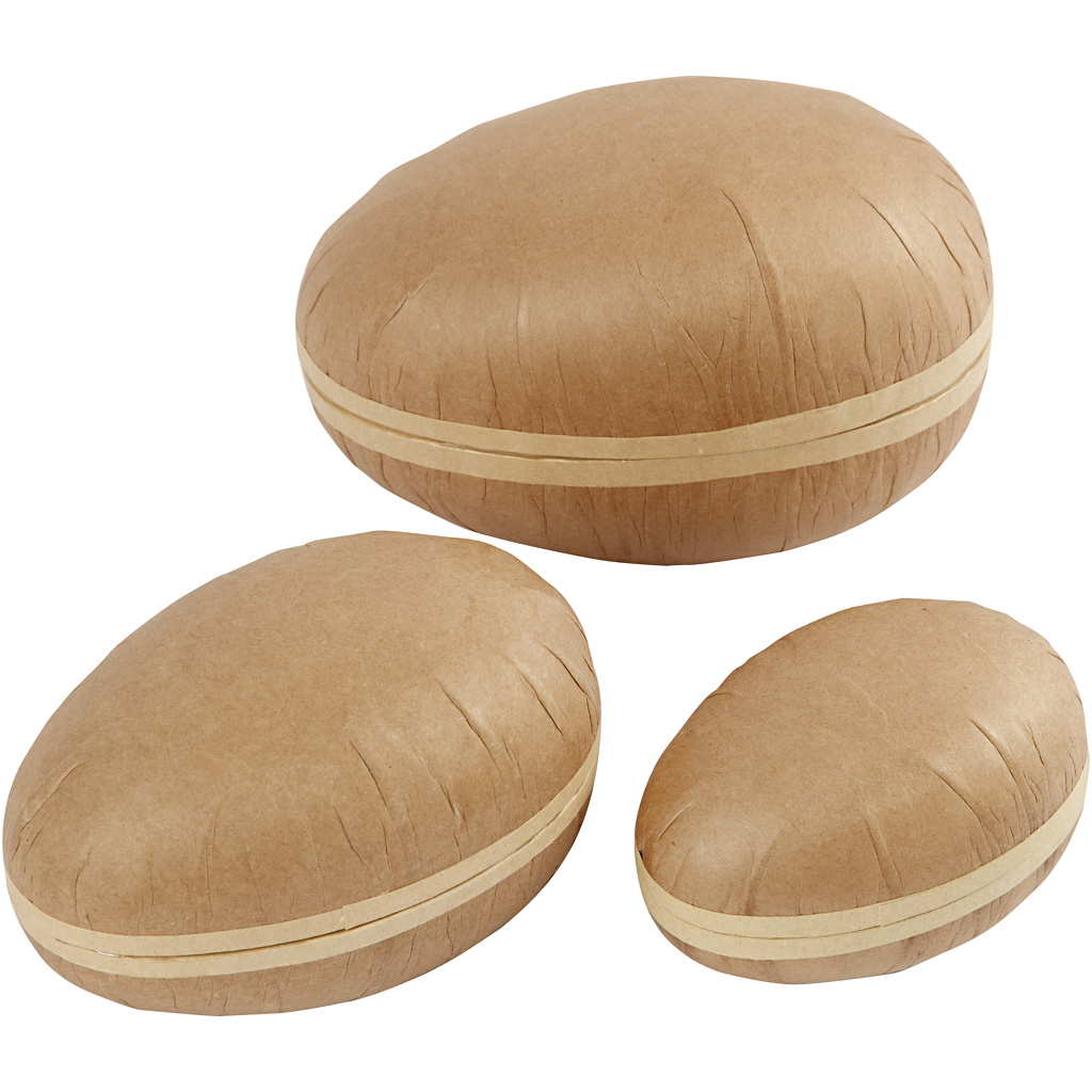 Todelte egg Creativ Company 3 stk/1 pk