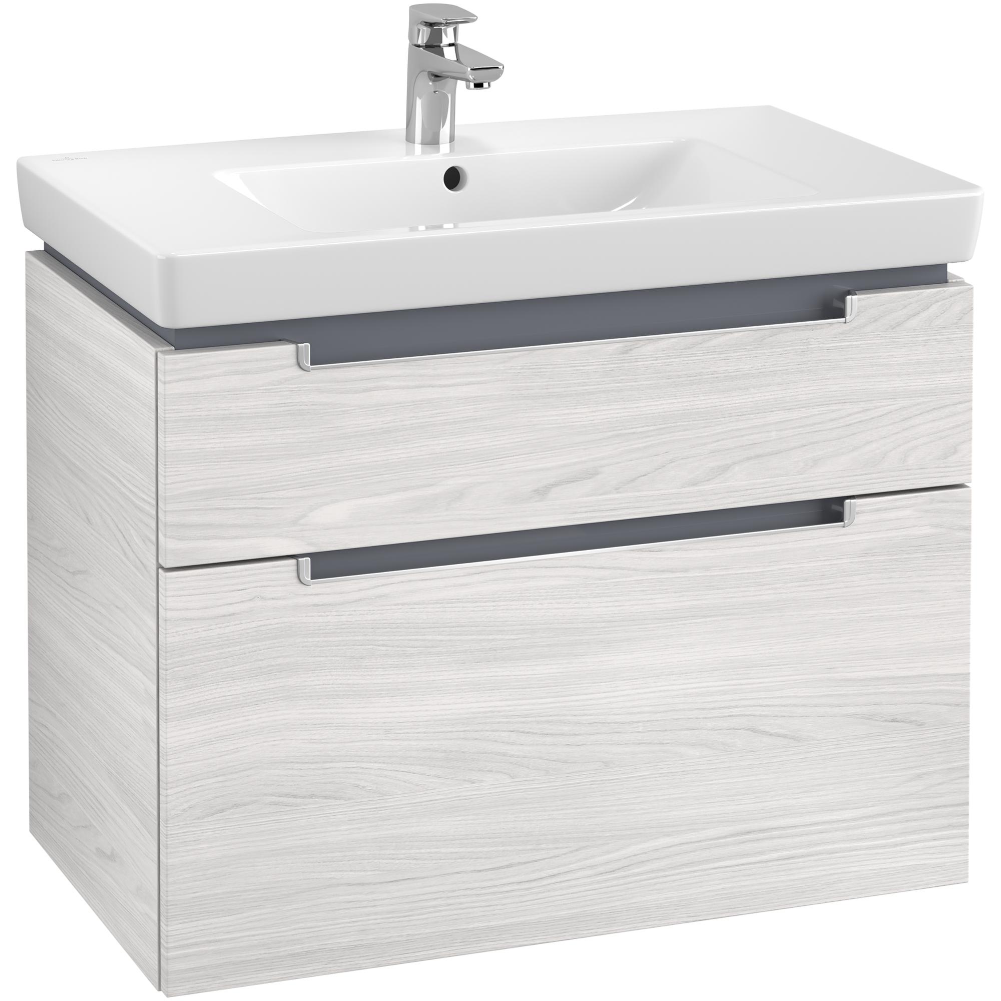 Tv&auml;ttst&auml;llssk&aring;p Villeroy & Boch Subway 2.0 med 2 L&aring;dor f&ouml;r Sk&aring;pstv&auml;ttst&auml;ll