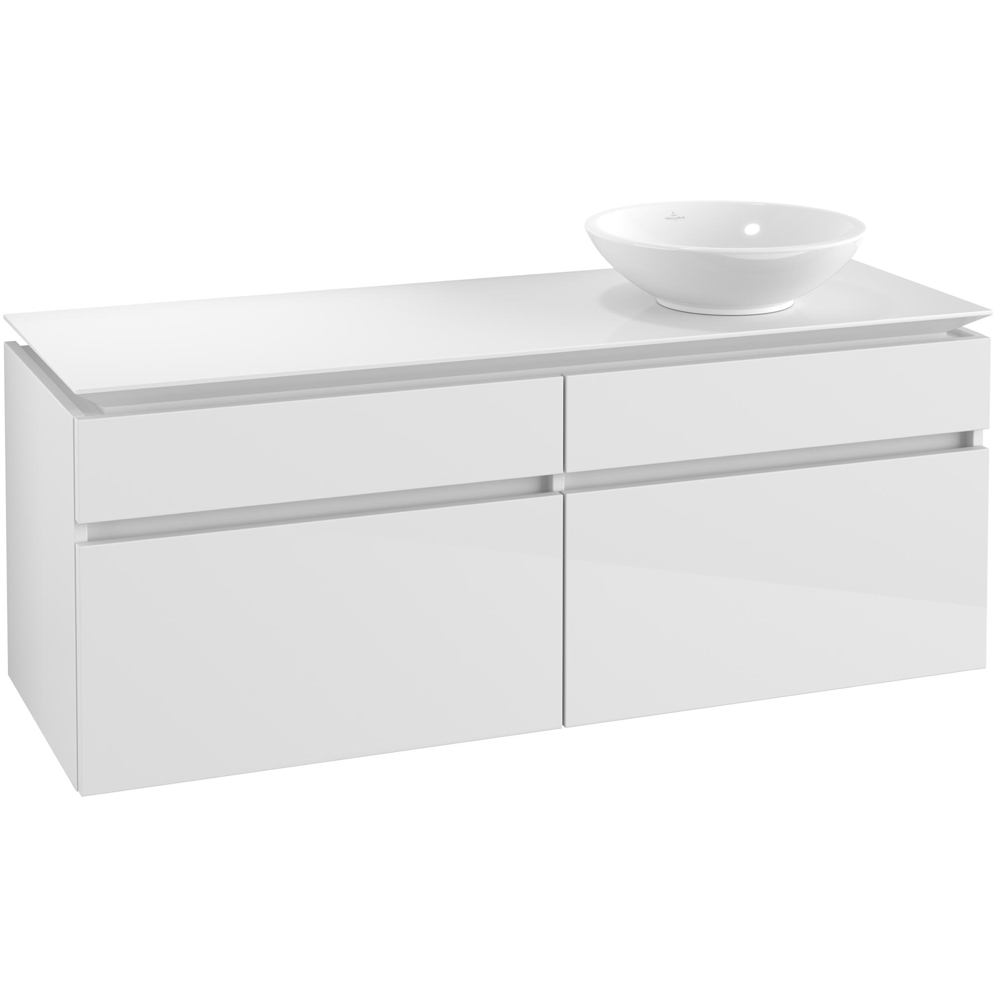 Tv&auml;ttst&auml;llssk&aring;p Villeroy & Boch Legato 1400 med 4 L&aring;dor f&ouml;r Ocentrerat Ytmonterat Tv&auml;ttst&auml;ll