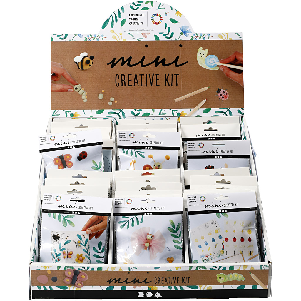 Materiellsett Creativ Company Mini DIY Kit Borddisplay 42 Sett/1 Pk
