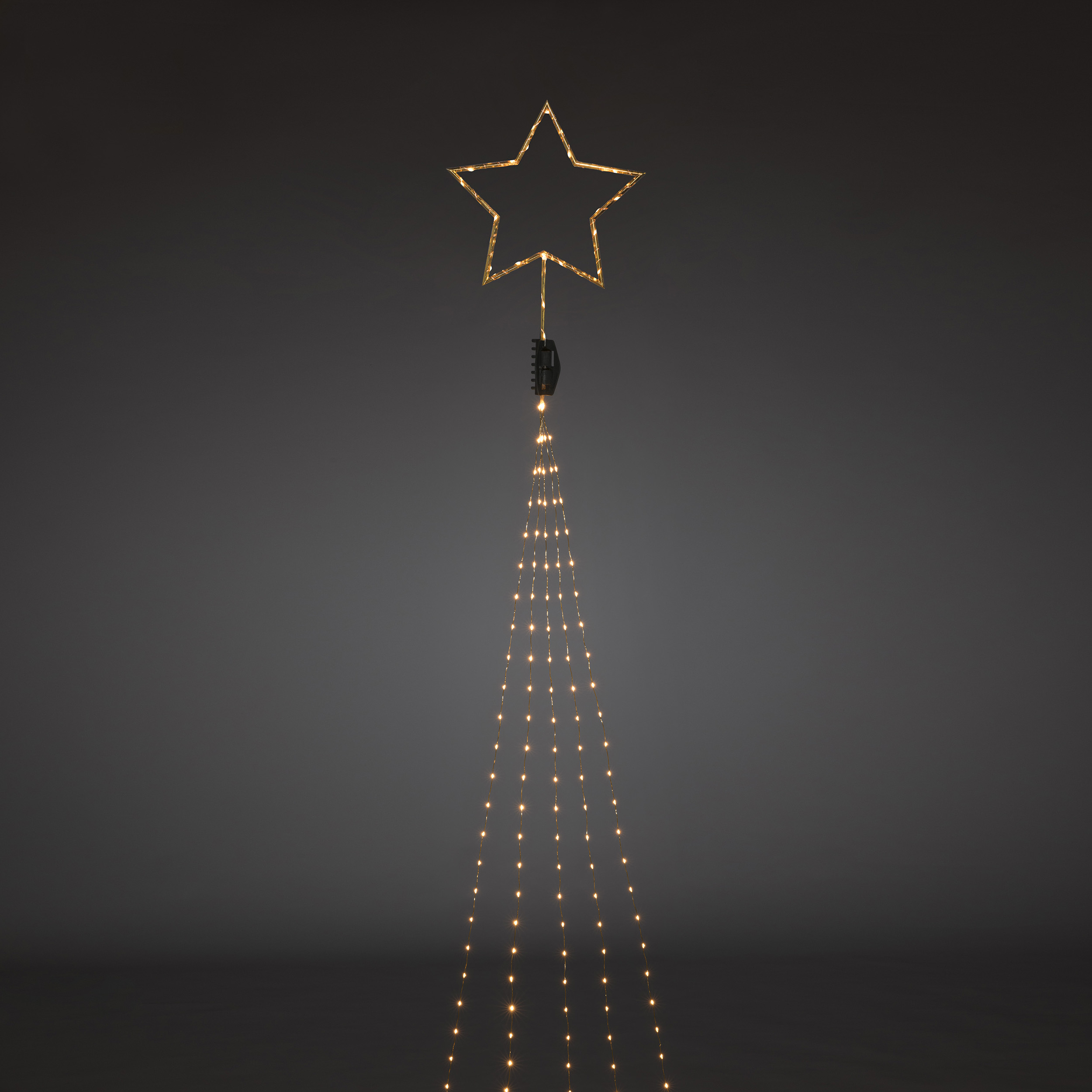 Juletrelys Gnosjö Konstsmide med Toppstjerne