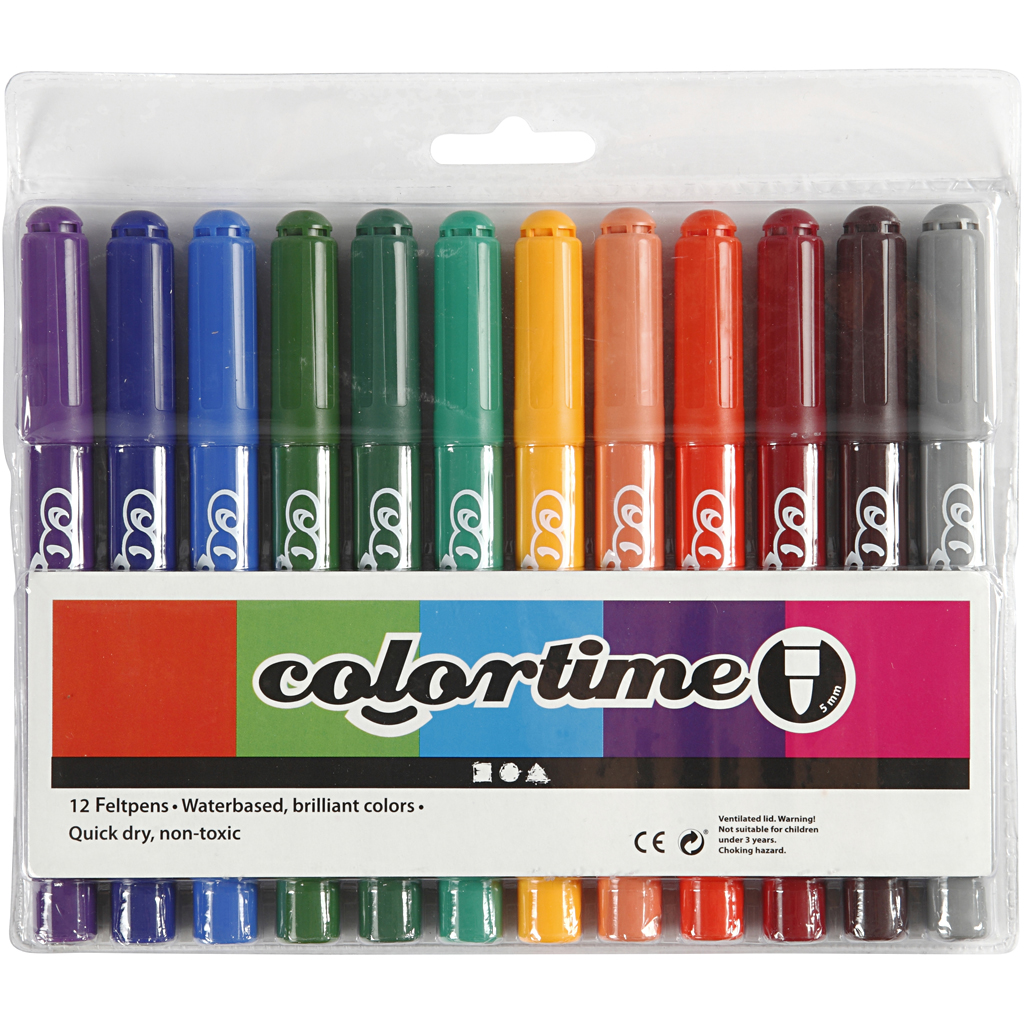 Tusjpenner Creativ Company Colortime Strek 5 mm 1 Pk