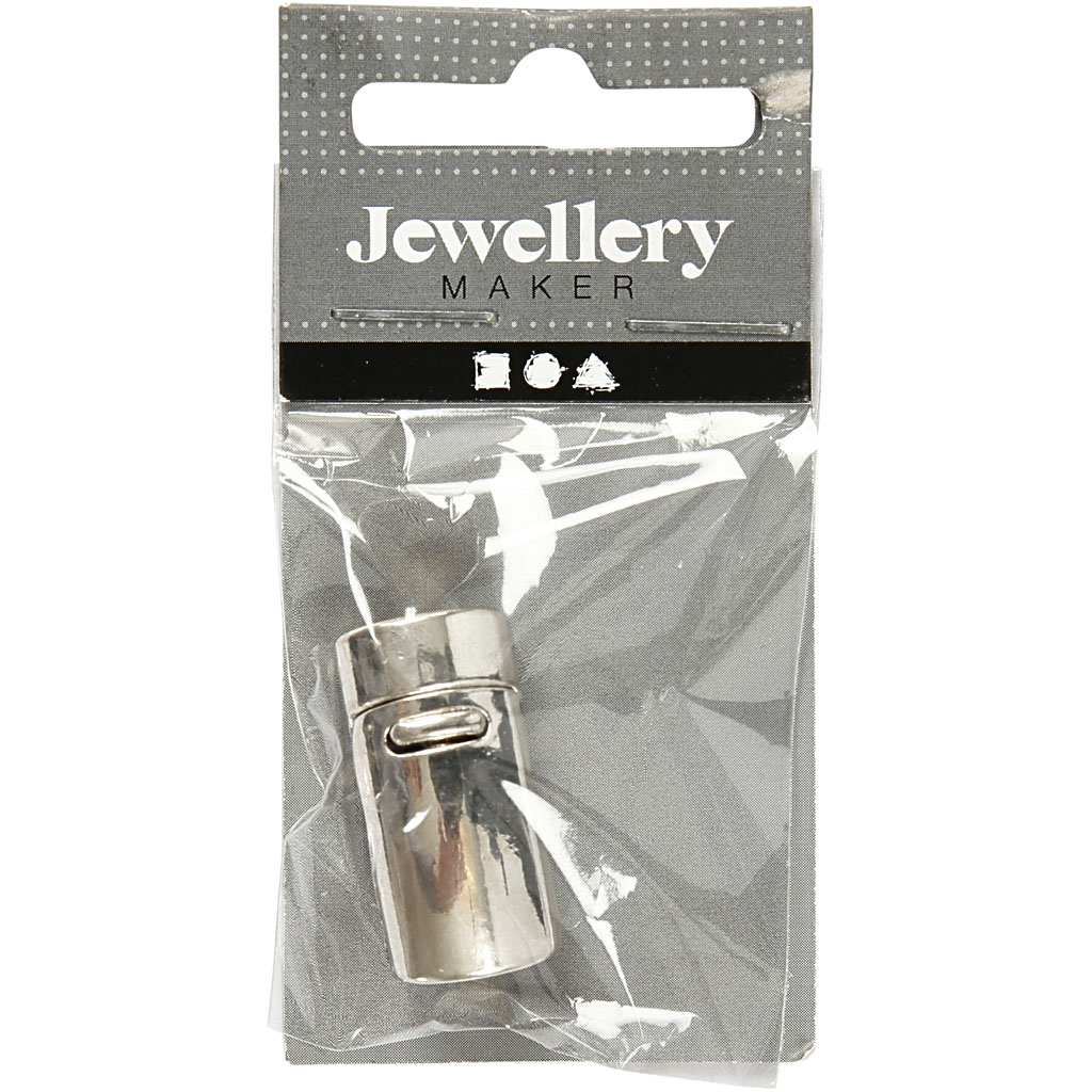 Magnetlås Creativ Company D26 mm Hullstr 10 mm Antikksølv 1 stk