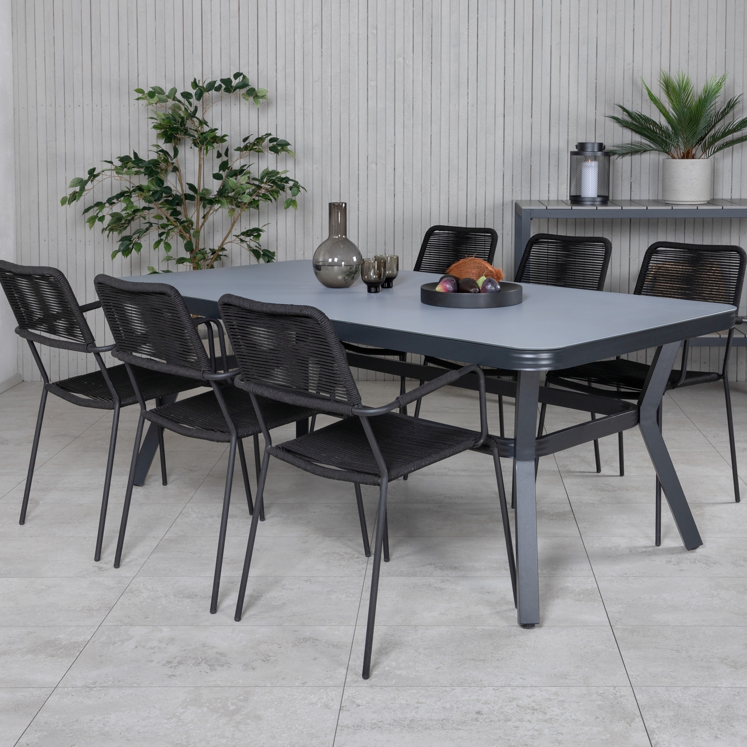 Spisegruppe Venture Home Vyn med 6 Lumi Spisestoler