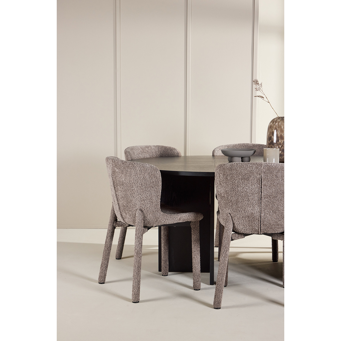 Spisegruppe Venture Home Strada Ø120 cm med 6st Astoria Spisestoler
