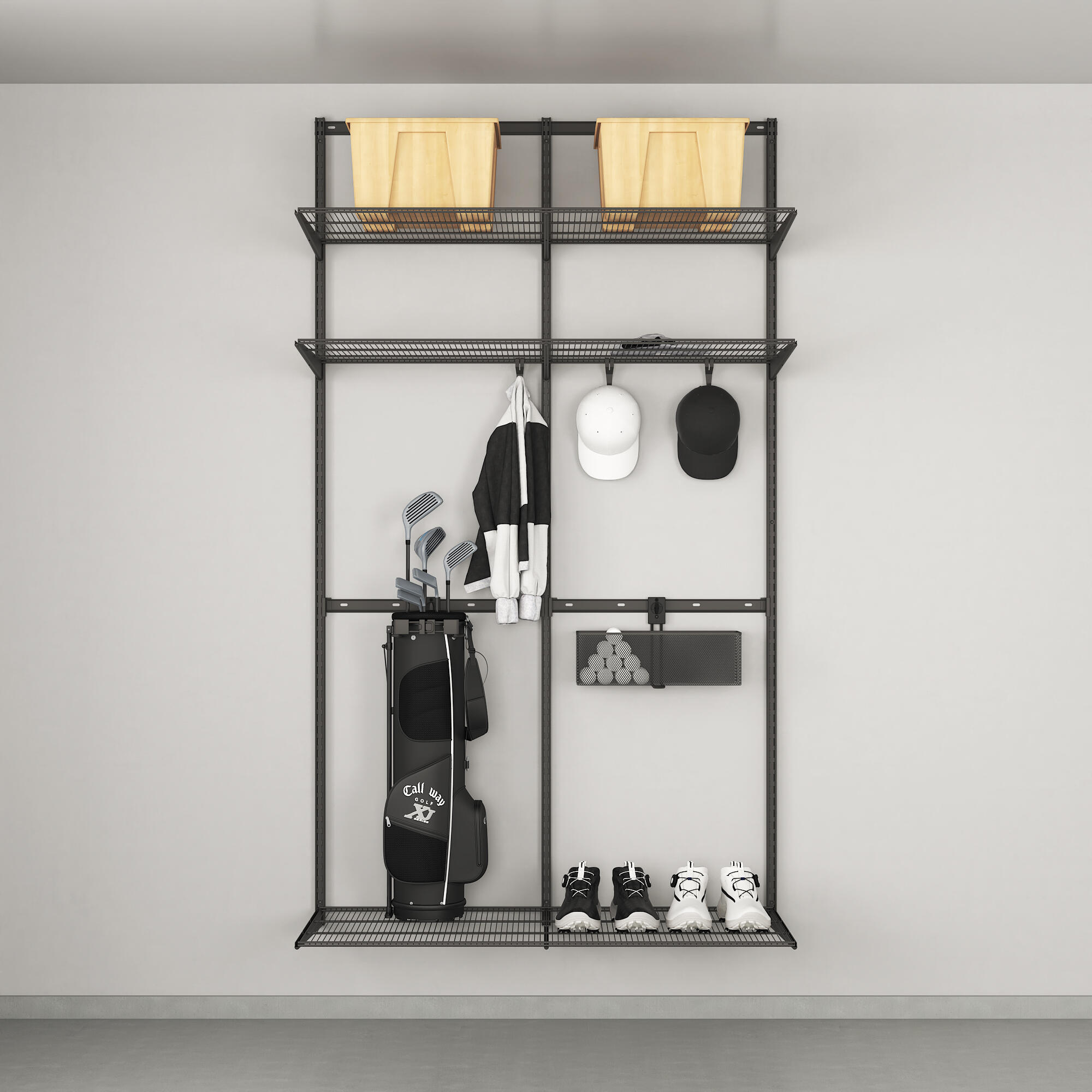 Golfoppbevaring Elfa Ready Solution 1 Garage+