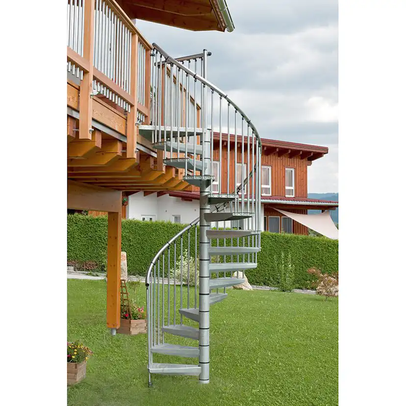 Spiraltrapp Byggera Royal Zink
