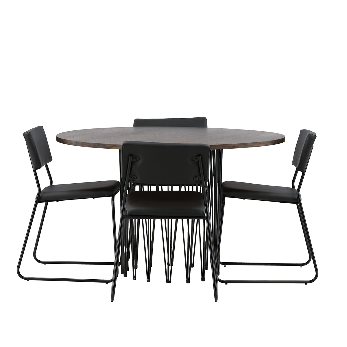 Spisegruppe furniture/fashion Stone med 4 Kenth Stoler