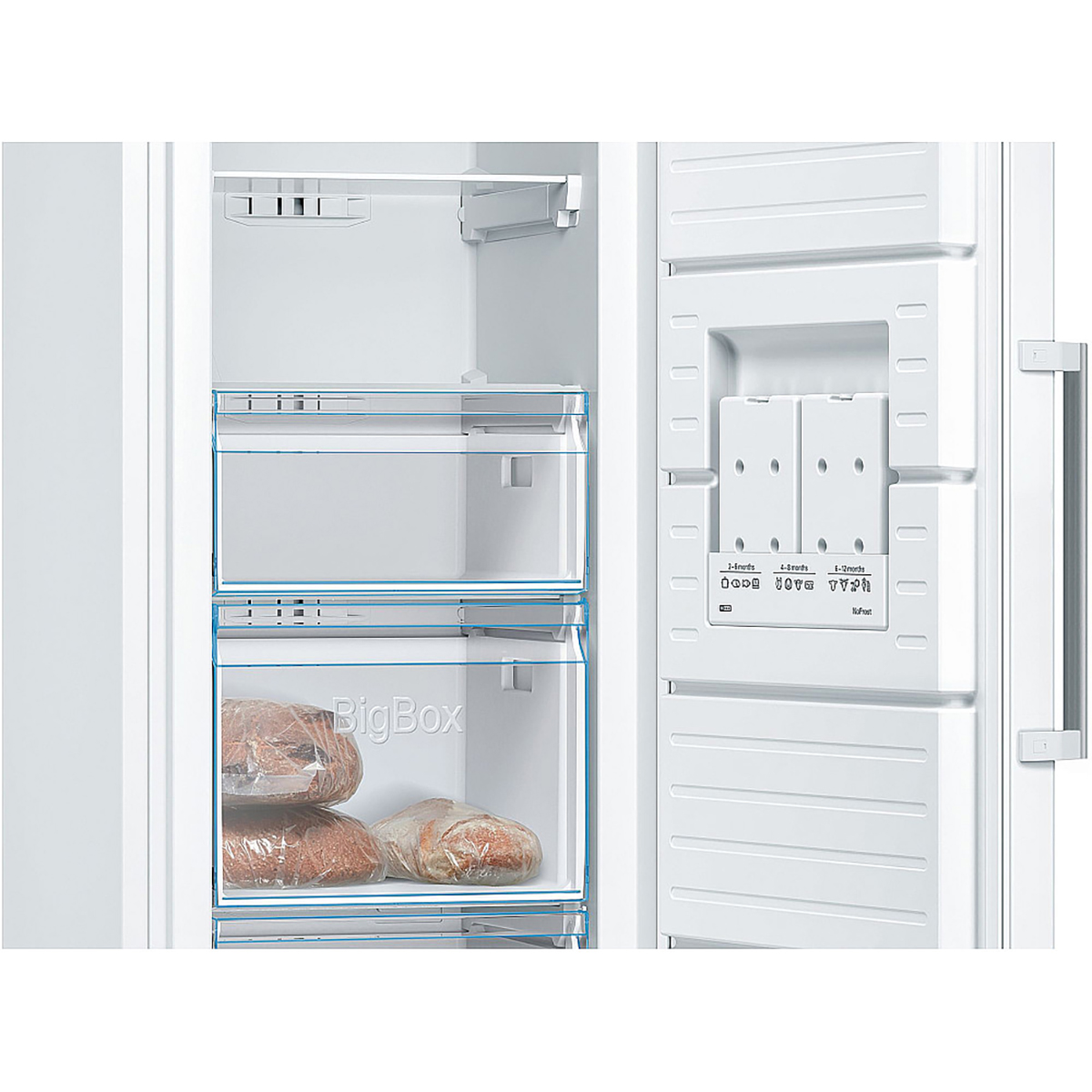 Frittstående Fryser Bosch GSN36CWEP Serie 4 Hvit