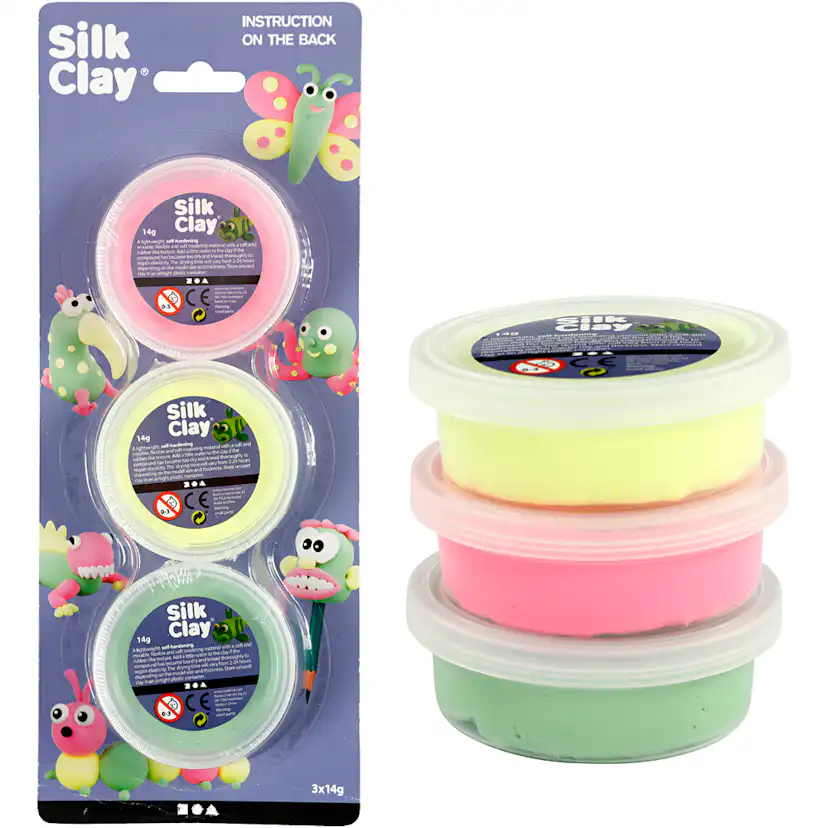 Silk Clay Creativ Company 3x14 g/1 Pk