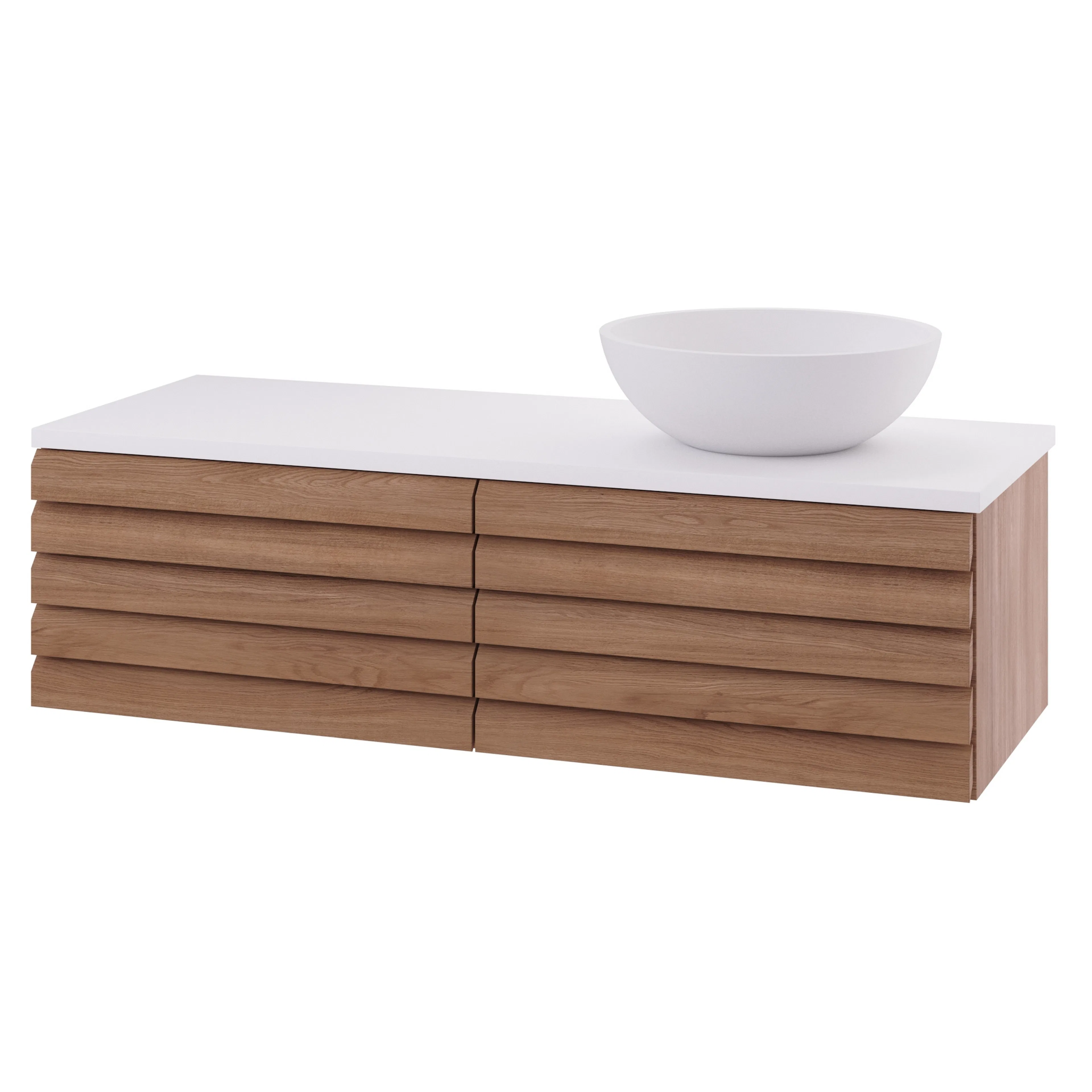 Servantskap Linn Bad Selma 120 cm 1 Skuff Eikestav