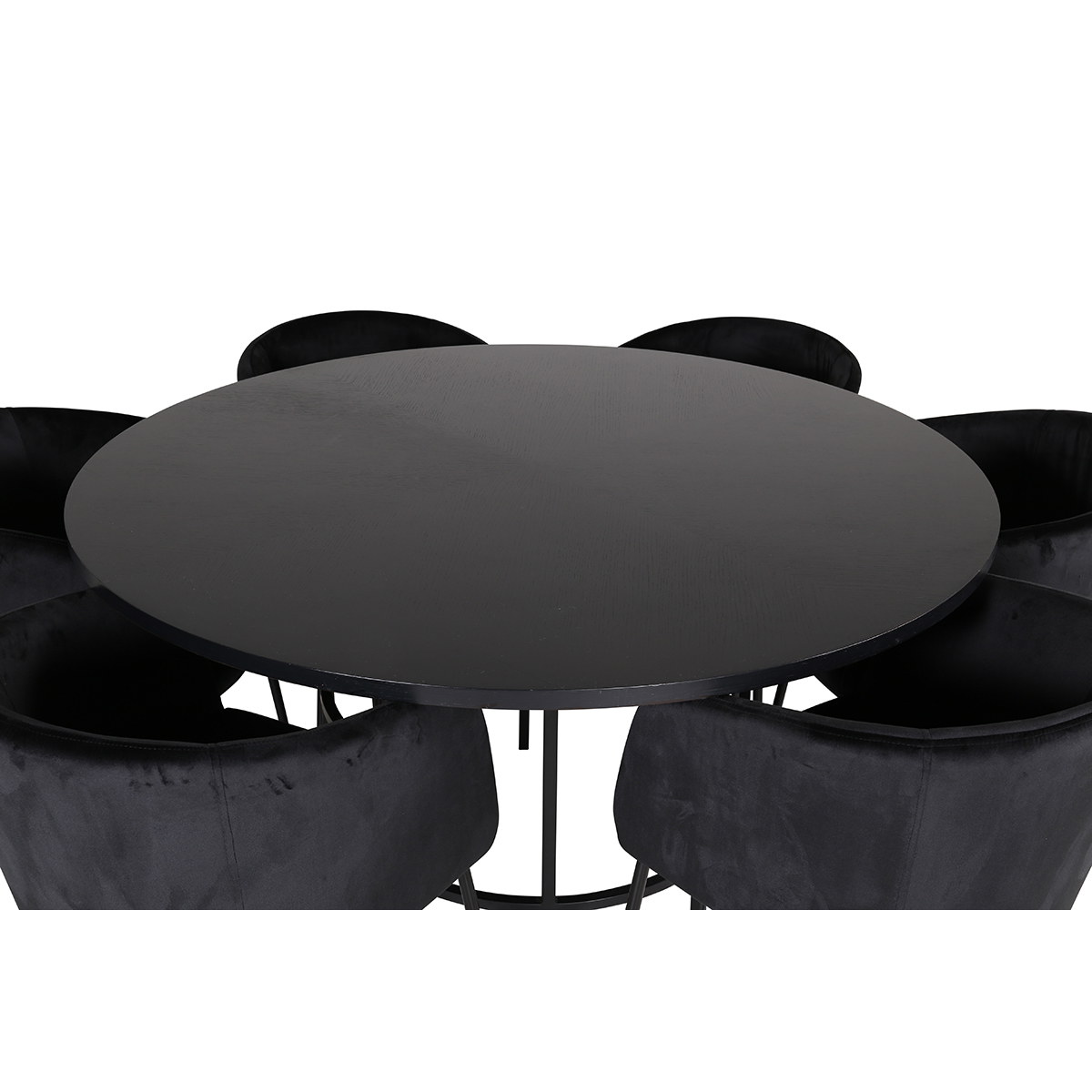 Spisegruppe furniture/fashion Copenhagen Ø140 cm med 6 Berit Stoler