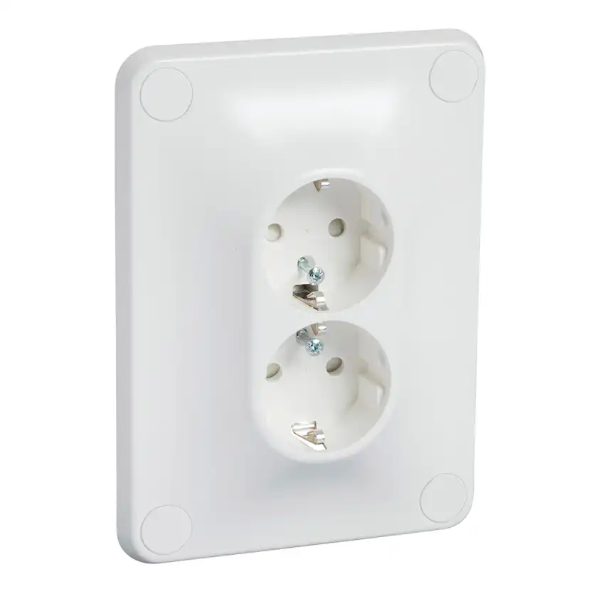 Stikkontakt Schneider Electric Robust Hurtigkobling